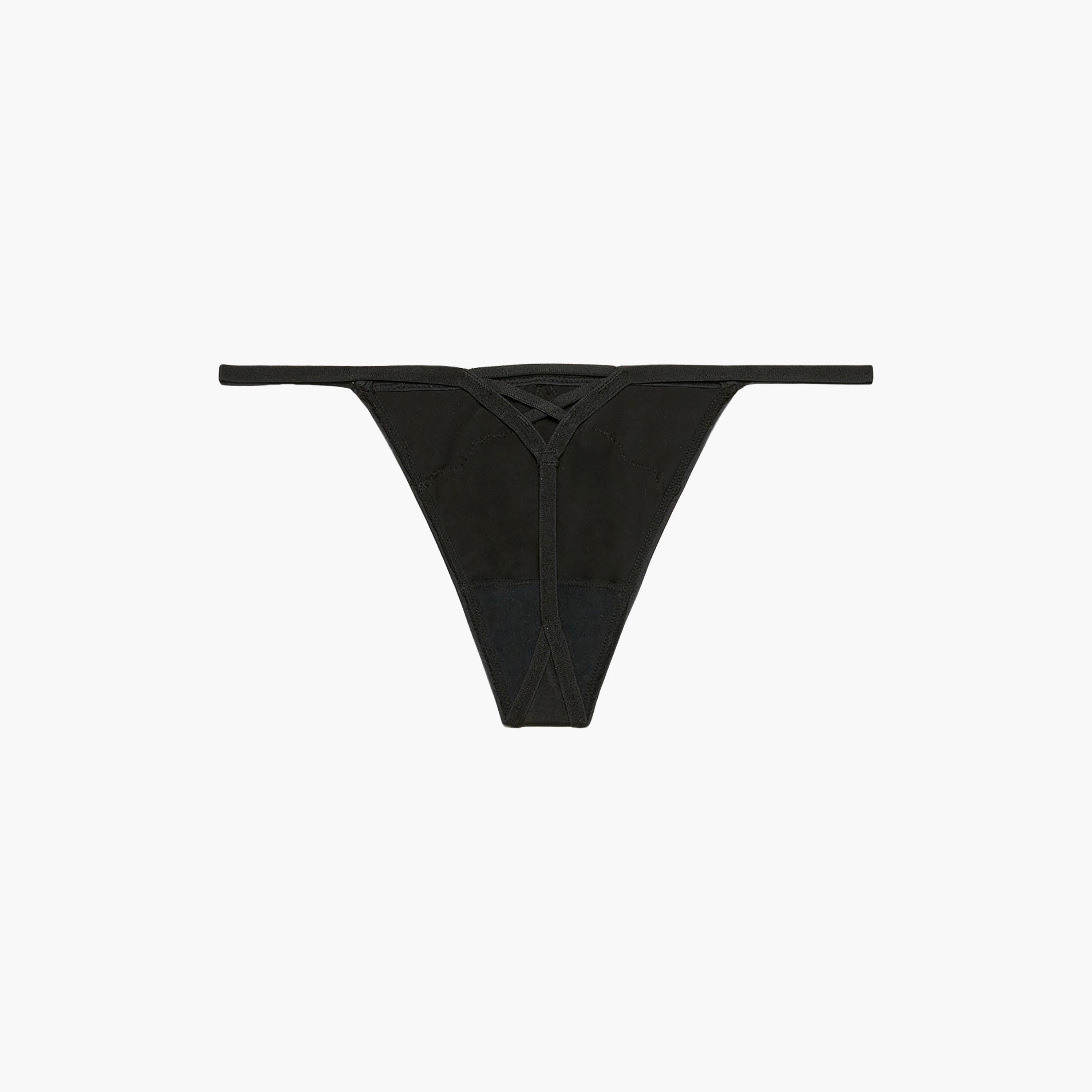 ملابس داخلية جي سترينغ نسائي دانتيل بتغطية منخفضة ديفا من لا سينزا-women-clothing-lingerie-panties-image-3