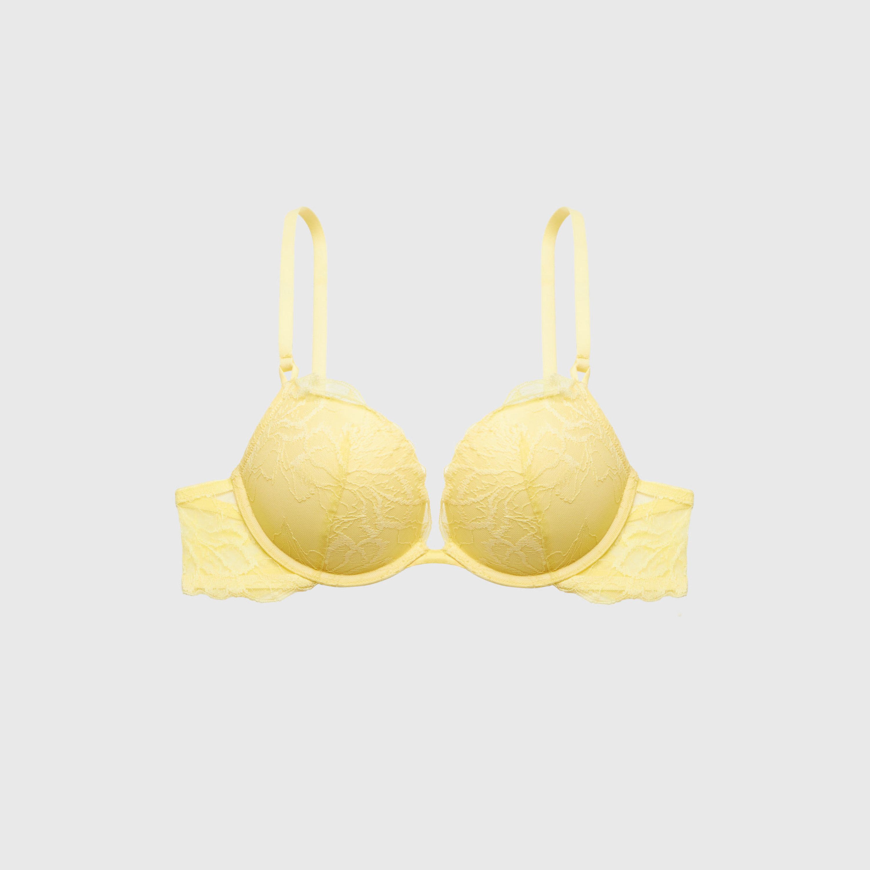 La Senza Lush Lace Wired High Support Gel Padding Women's Push-Up Plunge Bra-women-clothing-lingerie-bras-image-5