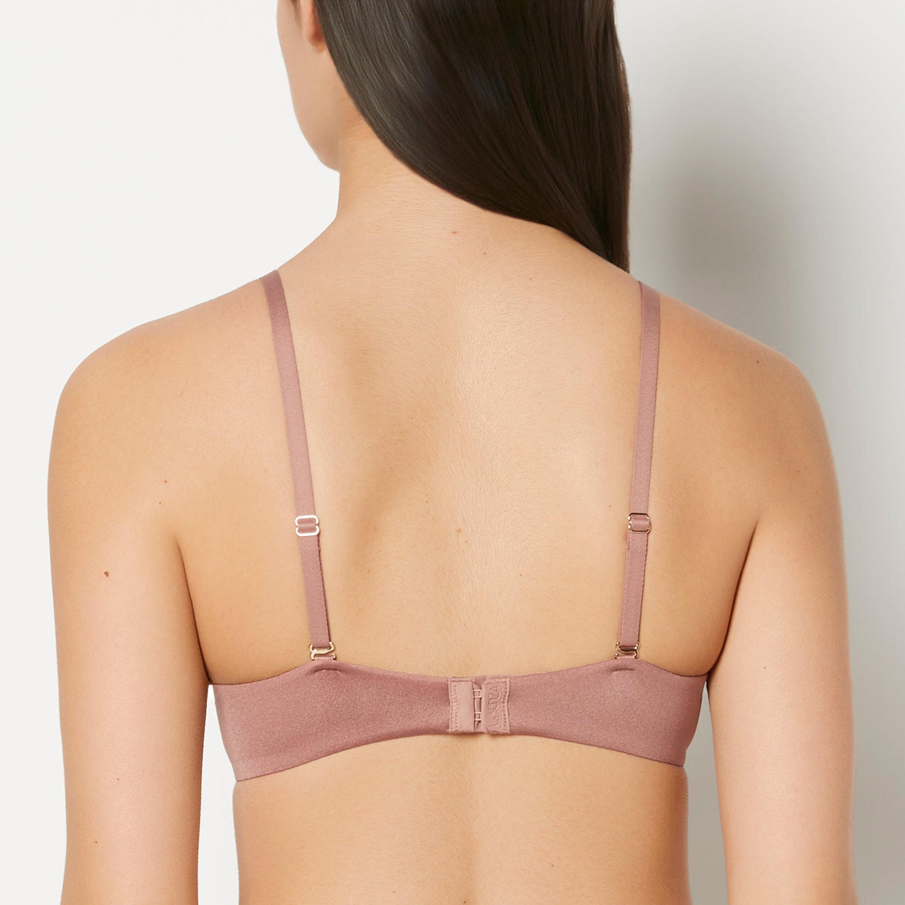 La Senza Lush Lace Wired High Support Gel Padding Women's Push-Up Plunge Bra-women-clothing-lingerie-bras-image-3