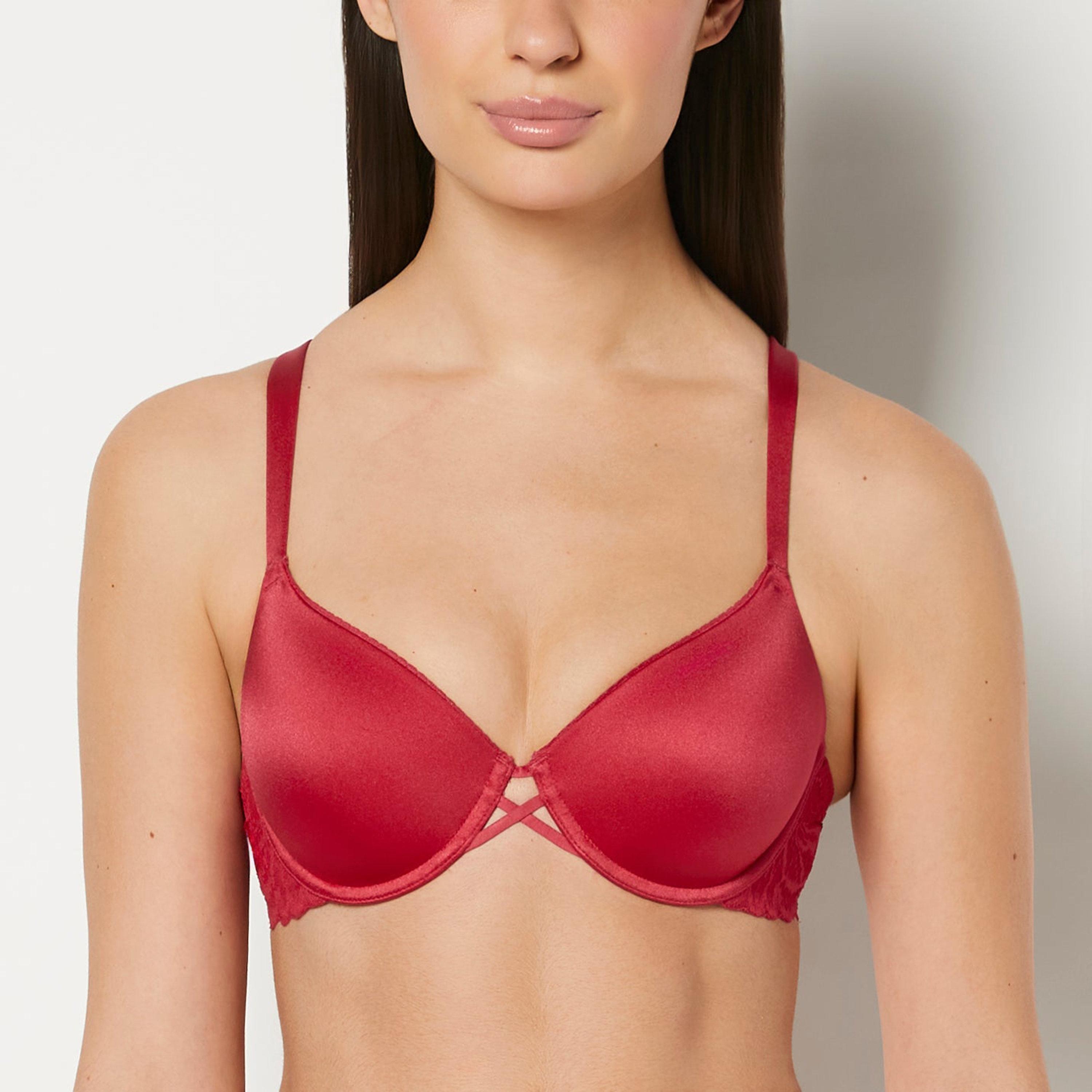 La Senza Lush Lace Wired Medium Support Lightly Lined Women's Push-Up Bra-women-clothing-lingerie-bras-image-1