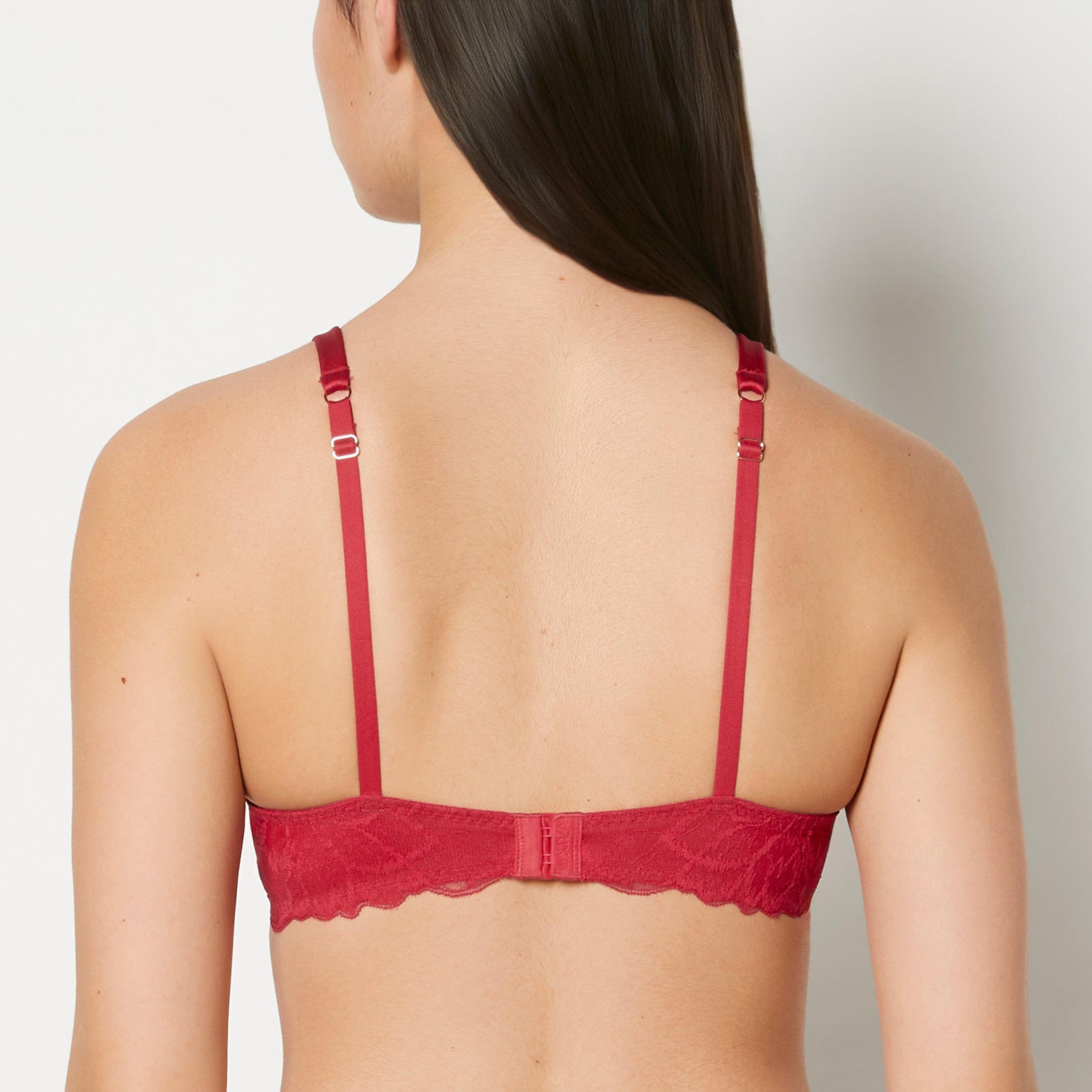 La Senza Lush Lace Wired Medium Support Lightly Lined Women's Push-Up Bra-women-clothing-lingerie-bras-image-3