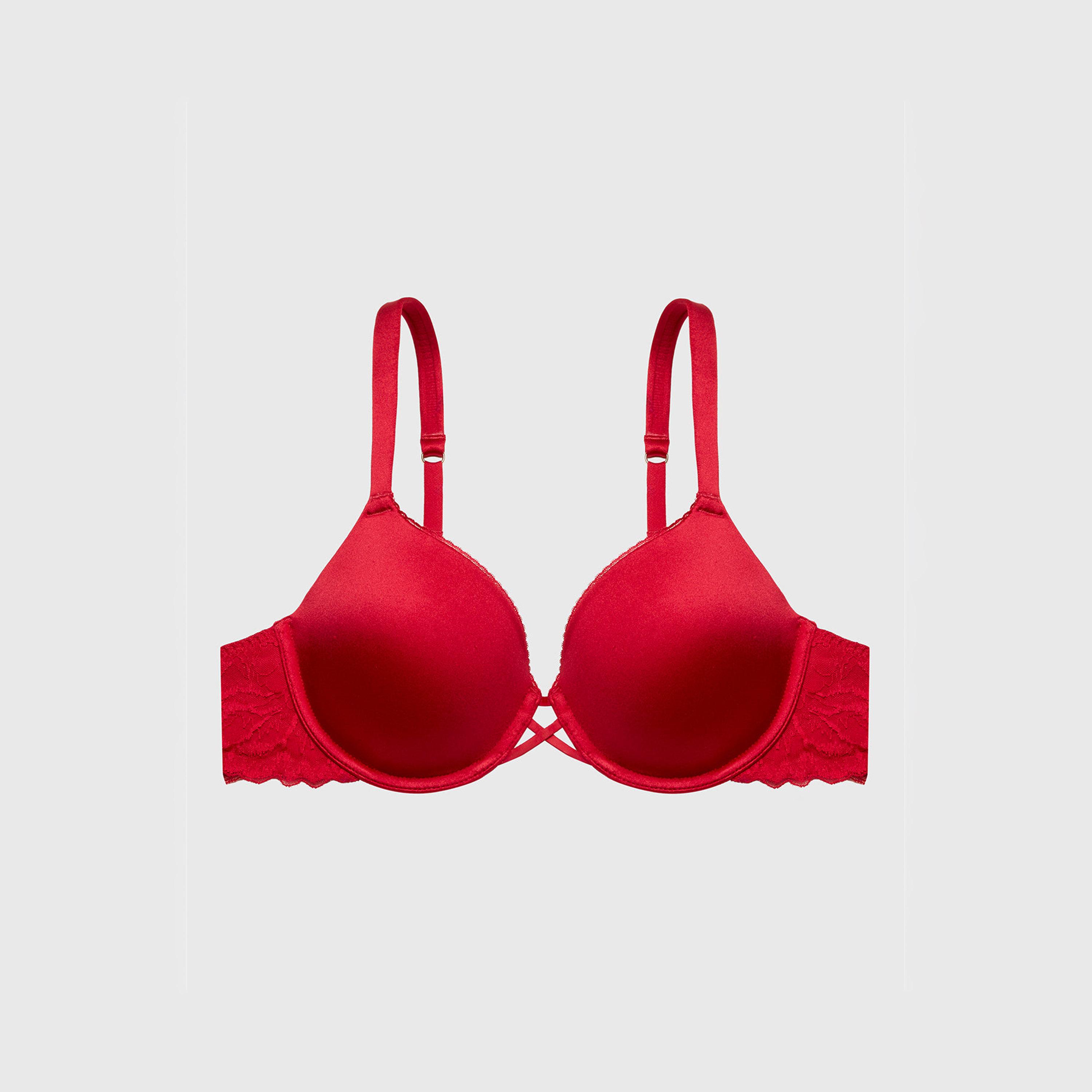 La Senza Lush Lace Wired Medium Support Lightly Lined Women's Push-Up Bra-women-clothing-lingerie-bras-image-4