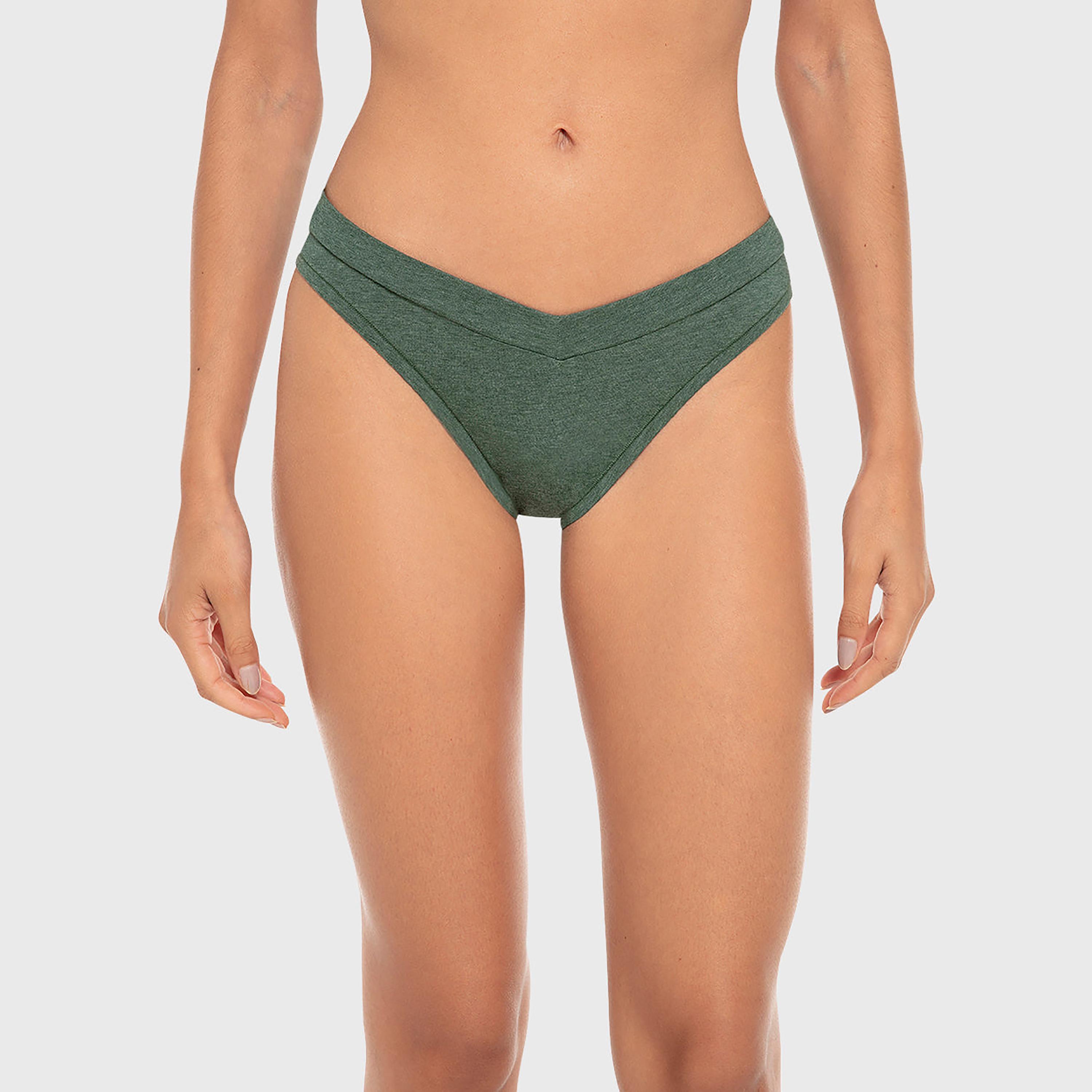 La Senza Wide Waist Plain Medium Coverage Women's Bikini Panty-women-clothing-lingerie-panties-image-1