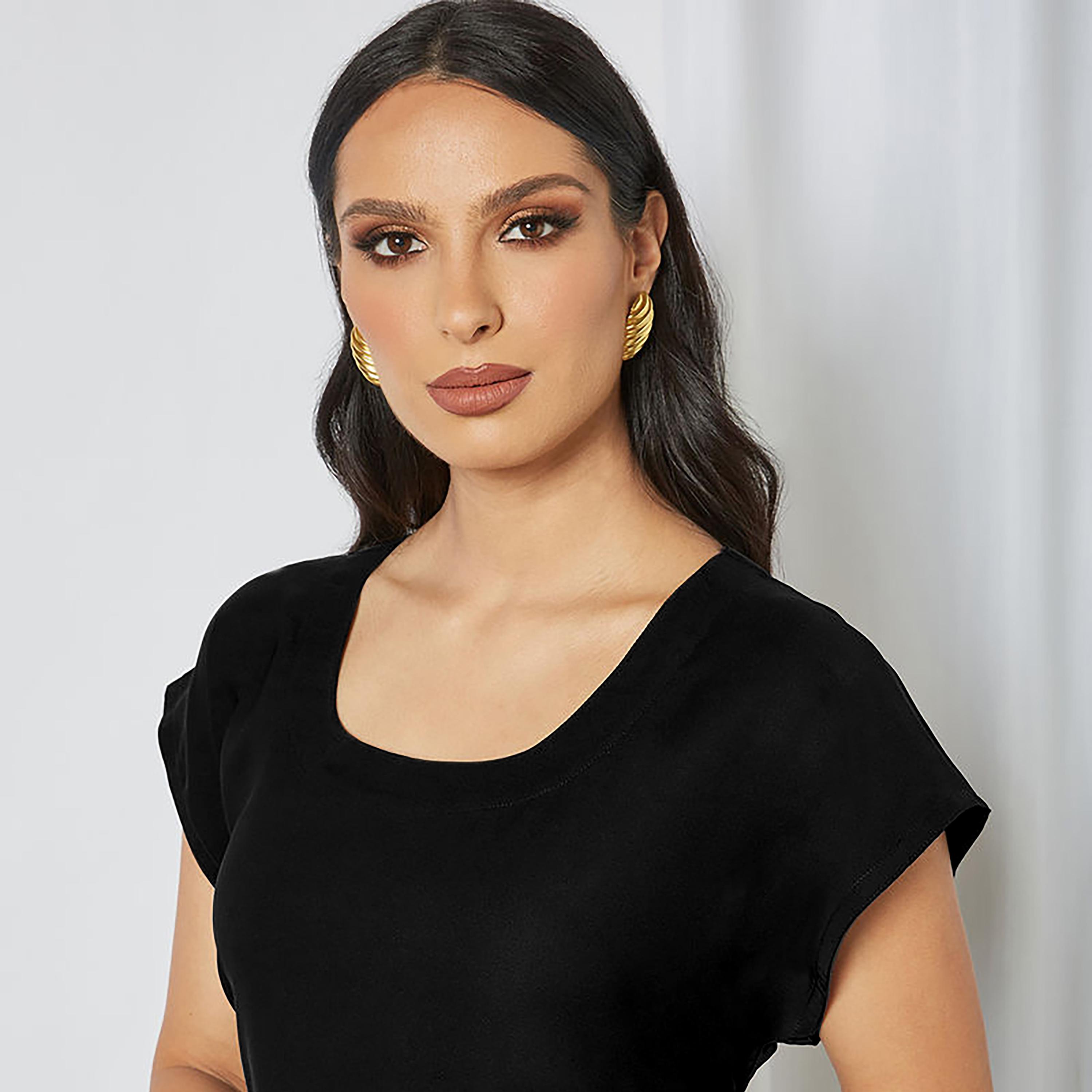 Nukhbaa Crepe Nida Women's Abaya Inner Dress-women-arabicclothing-abayainner-image-3