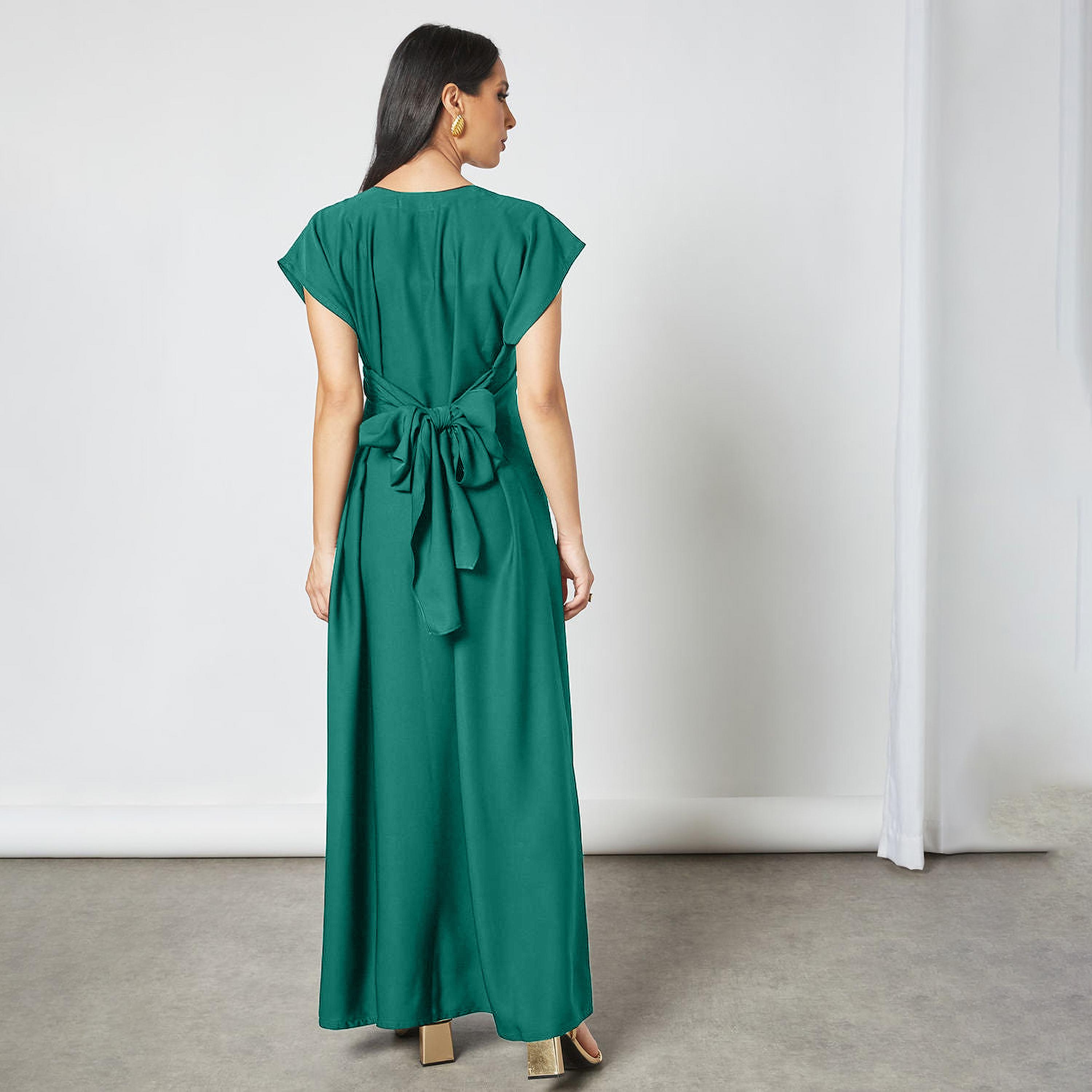 Nukhbaa Crepe Nida Women's Abaya Inner Dress-women-arabicclothing-abayainner-image-3