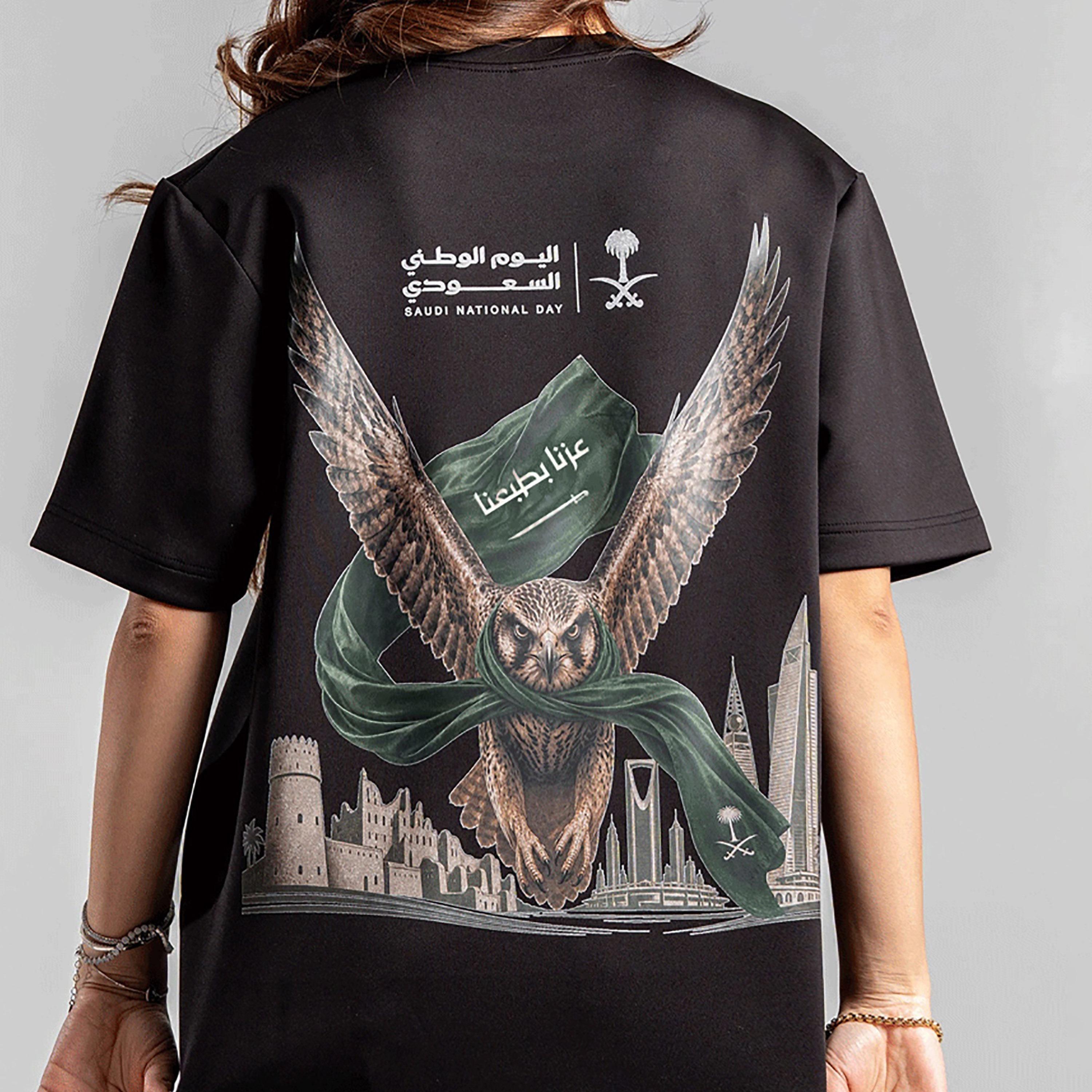 sanefn Eagle Flag Cityscape Crew Neck Short Sleeves Women's National Day T-Shirt-women-clothing-tshirts-image-4