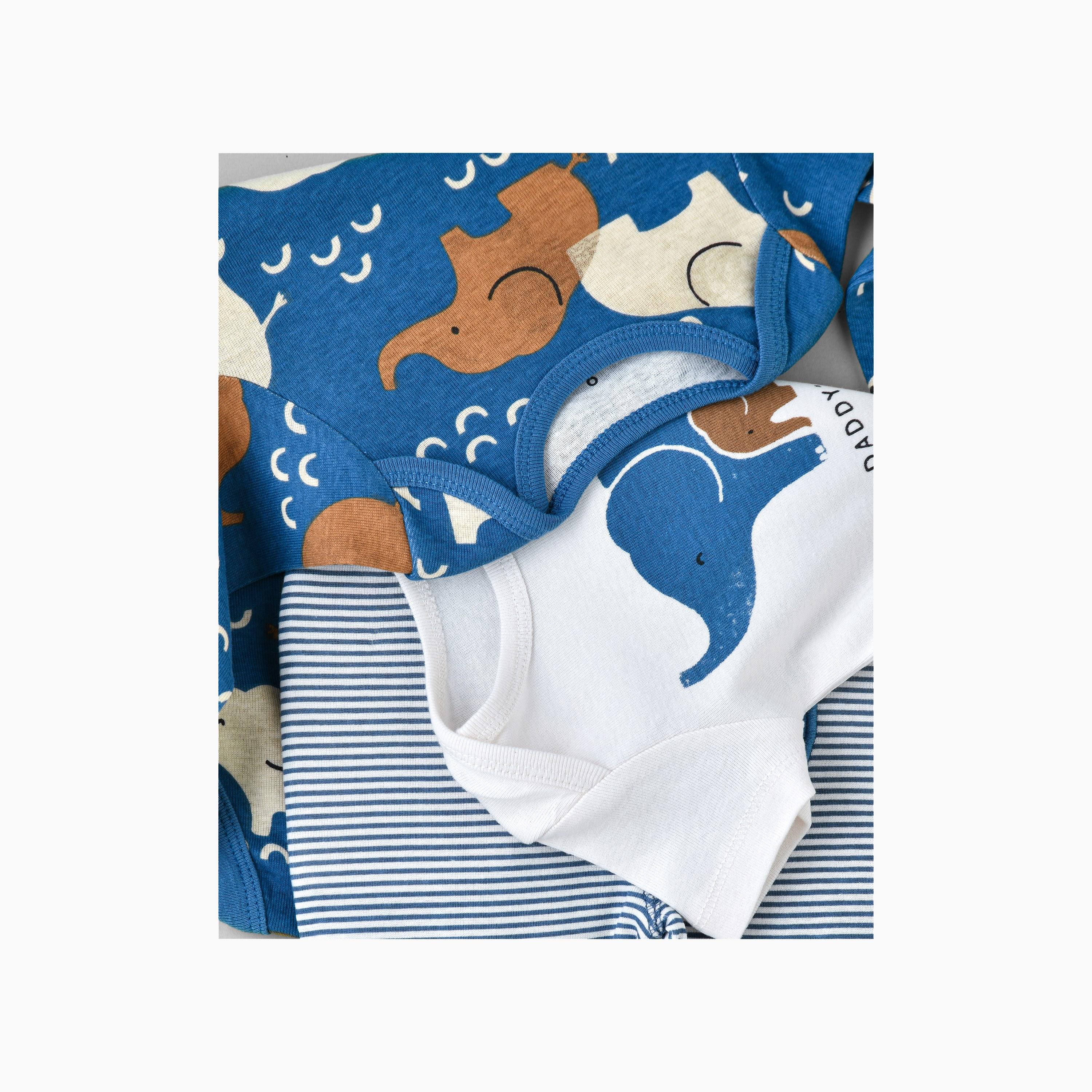 Babyqlo 2-Piece Elephant Love Printed Bodysuits with Joggers-baby-boys-clothing-bodysuits-image-4