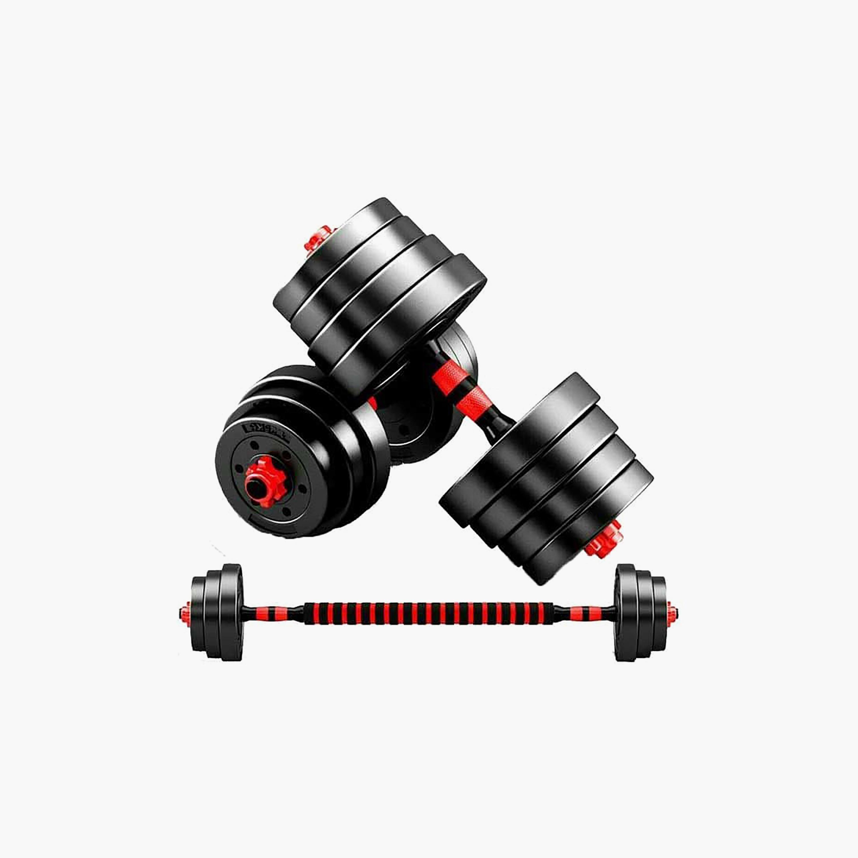 X Maxstrength Vinyl Adjustable Dumbbells Sets-sports-gear-gym-image-2