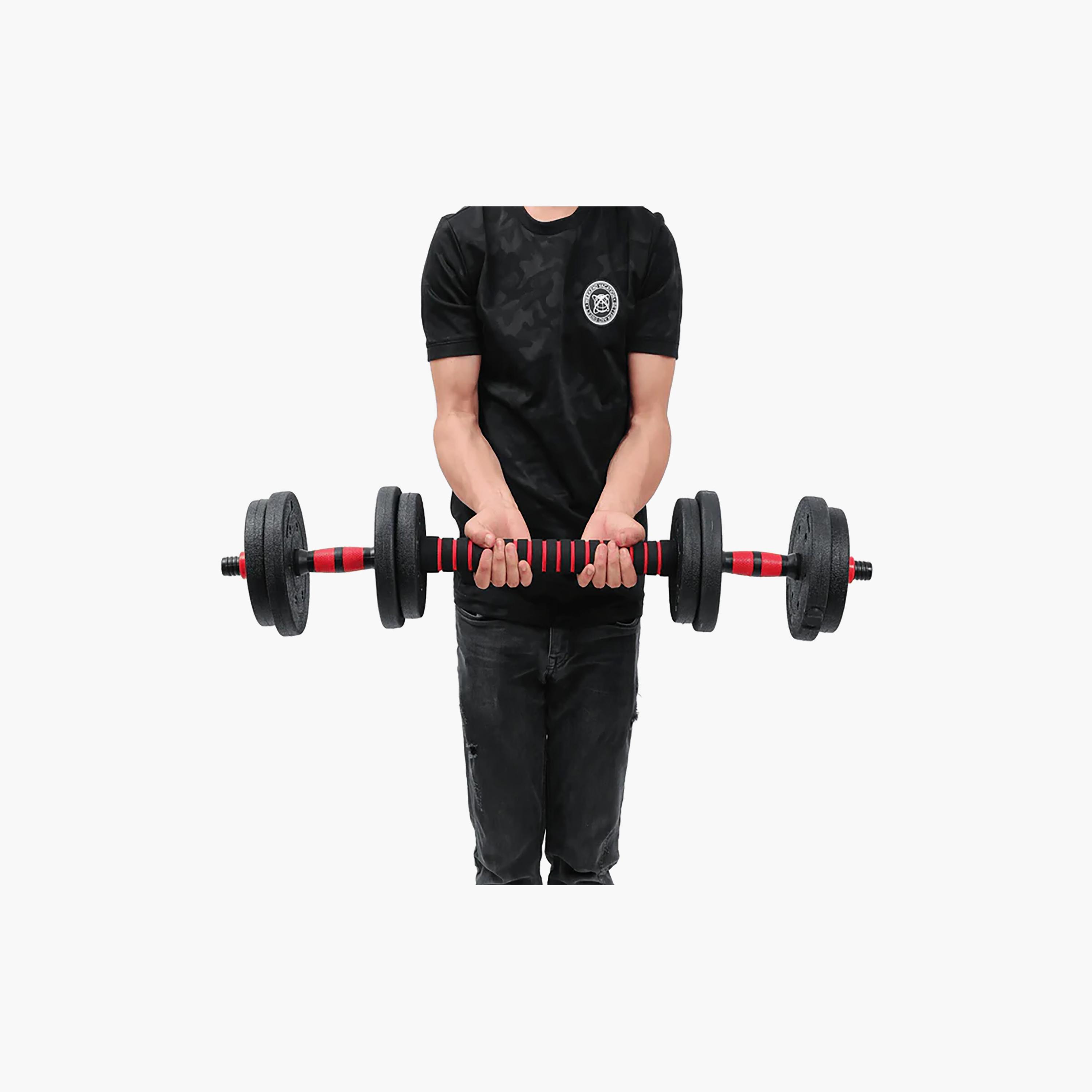 X Maxstrength Vinyl Adjustable Dumbbells Sets-sports-gear-gym-image-3