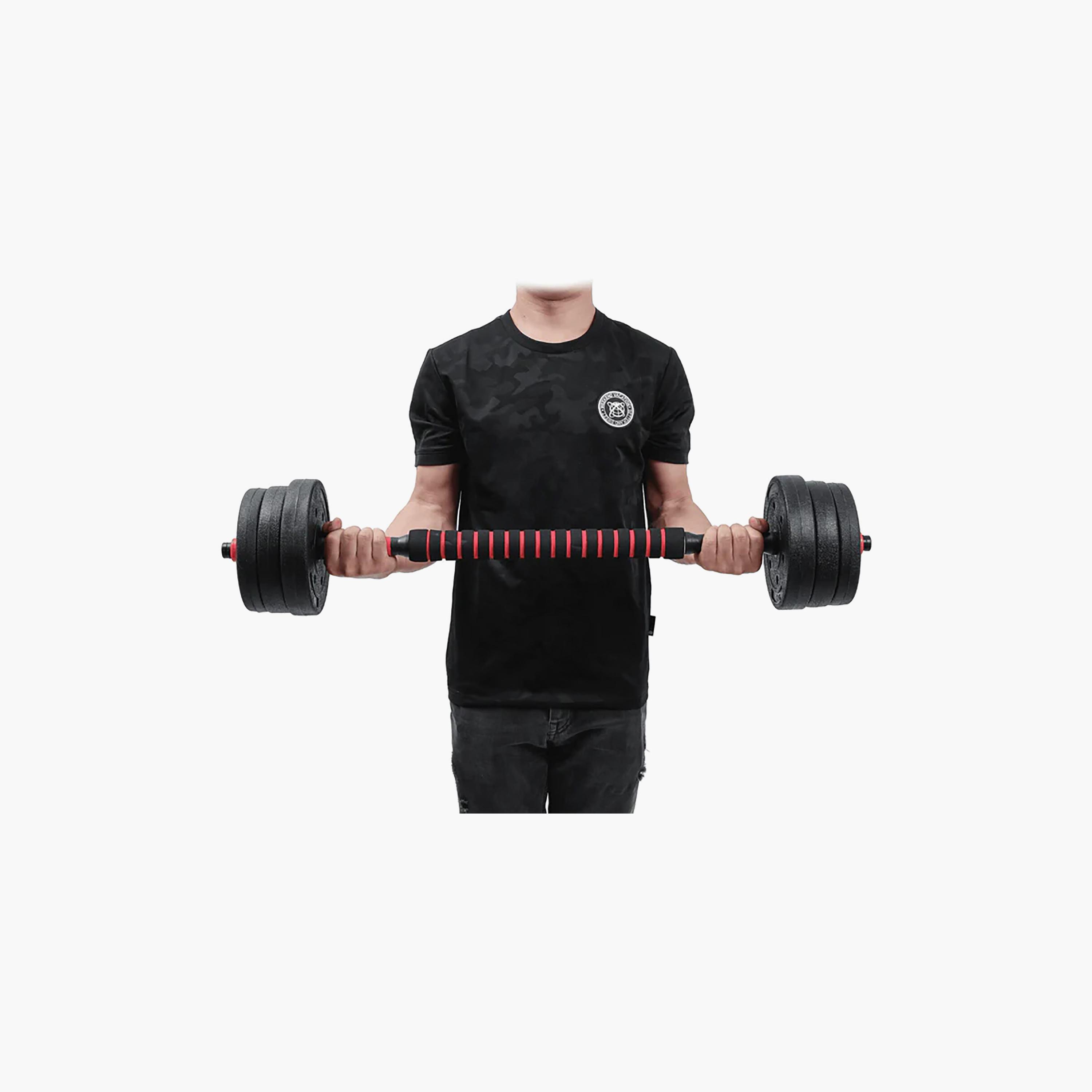 X Maxstrength Vinyl Adjustable Dumbbells Sets-sports-gear-gym-image-4