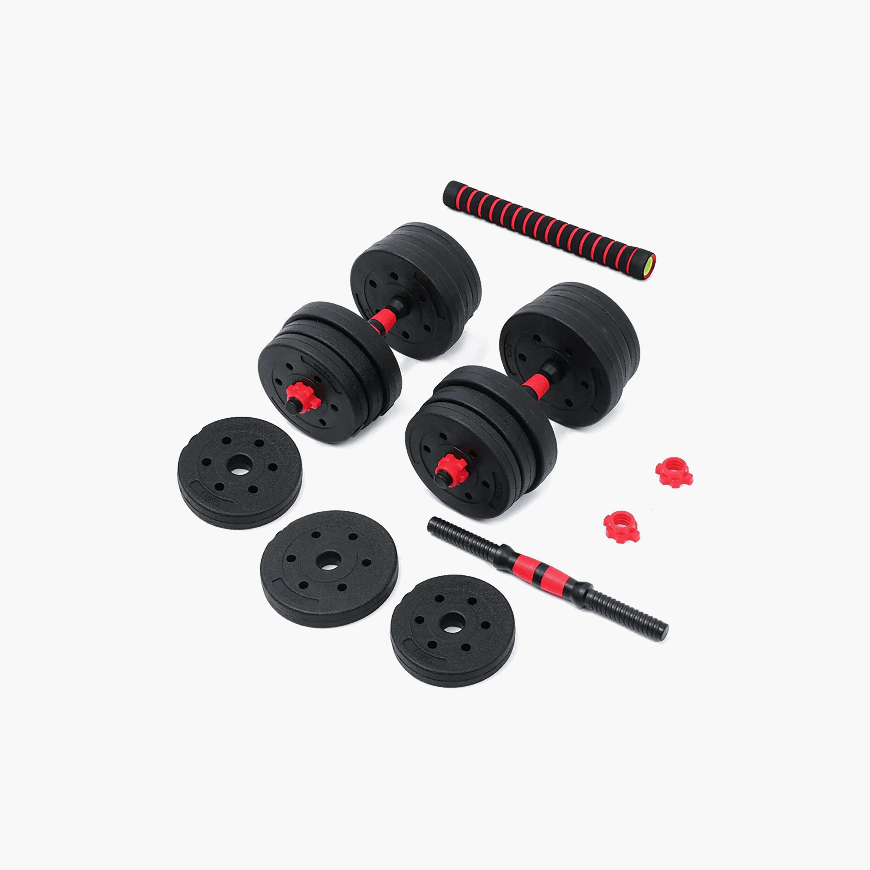 X Maxstrength Vinyl Adjustable Dumbbells Sets-sports-gear-gym-image-6