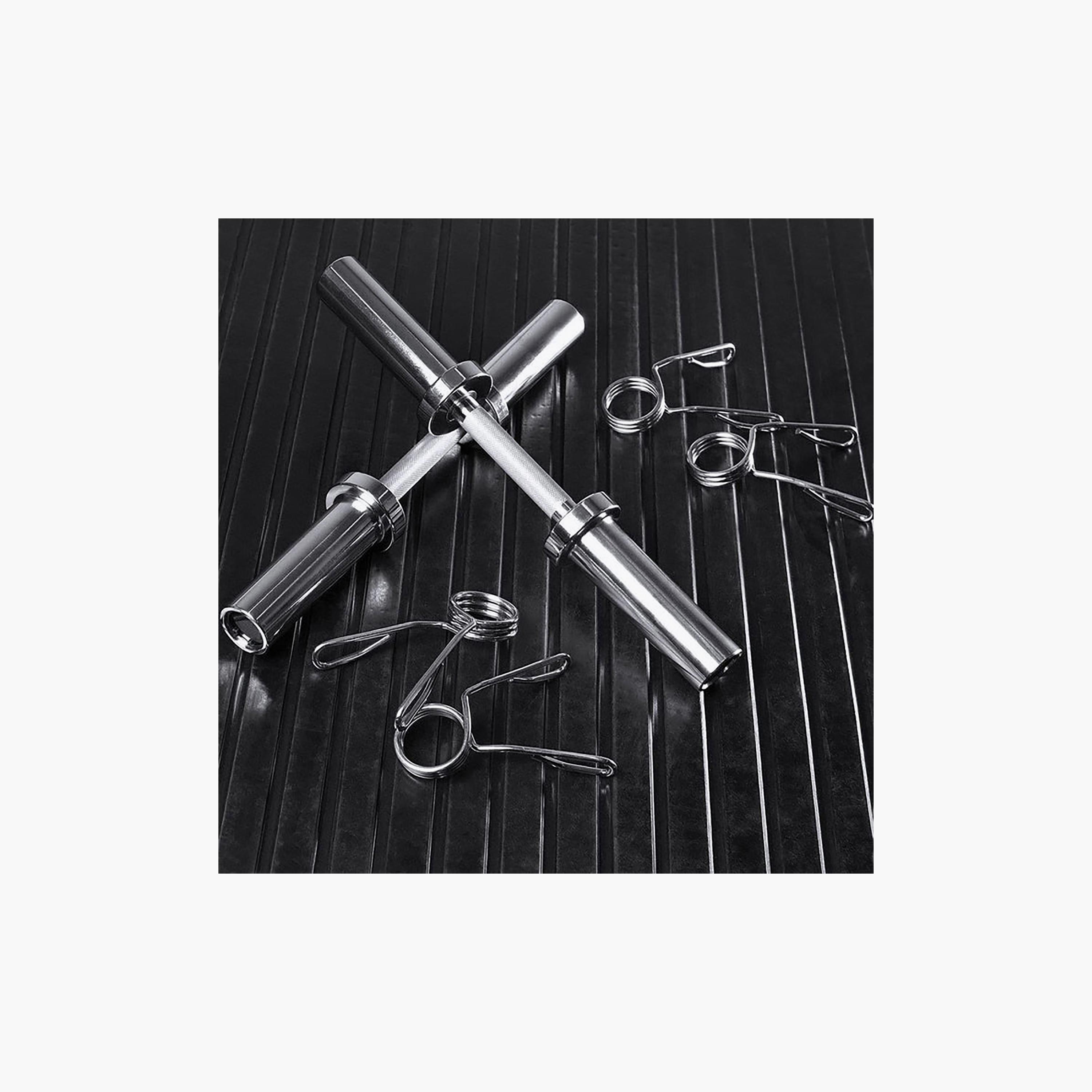 X Maxstrength Heavy Duty Olympic Dumbbell Handle Barbell 20"-sports-gear-gym-image-5