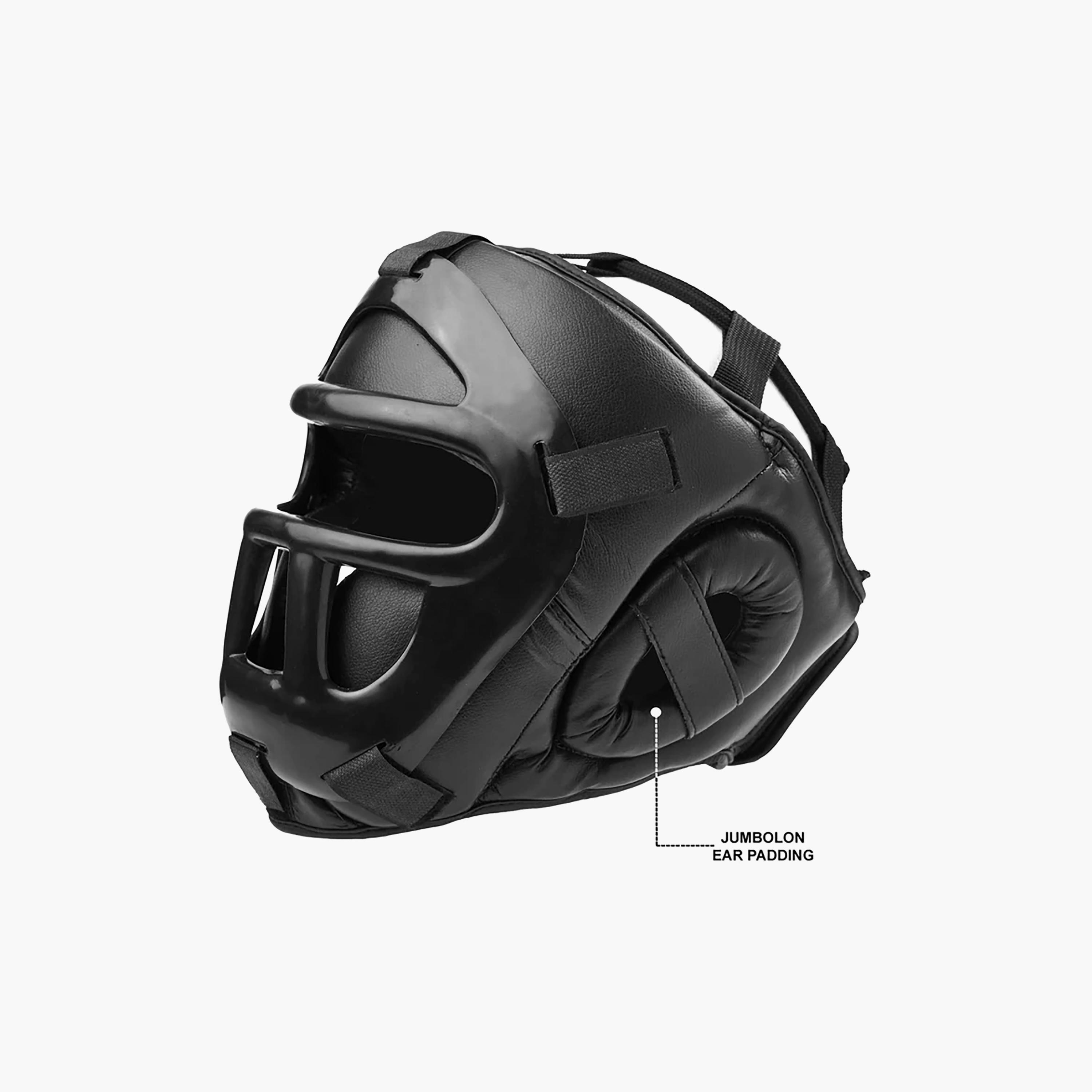 X Maxstrength Boxing Head Guard with Plastic Grill Protector-sports-gear-gym-image-8
