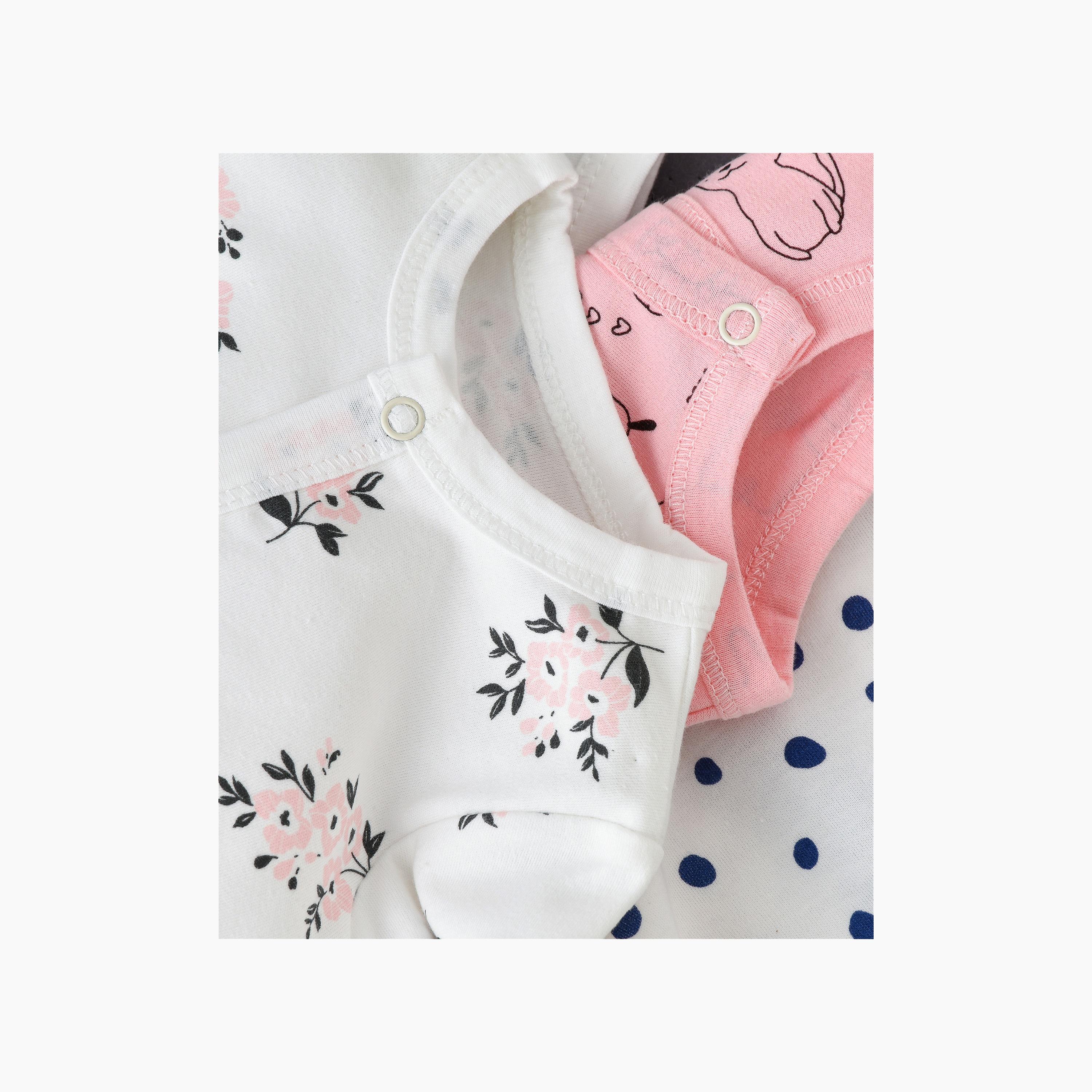 Babyqlo 3-Piece Playful Patterns Printed Rompers-baby-girls-clothing-rompers-image-4