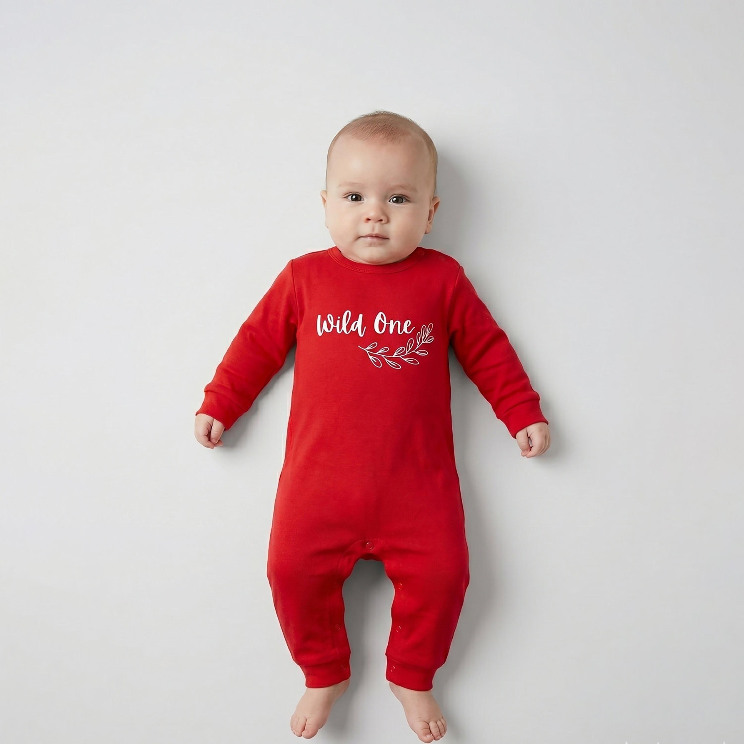 رومبر قطني بأكمام طويلة وطبعة شعار من بيبيكلو-baby-boys-clothing-rompers-image-1