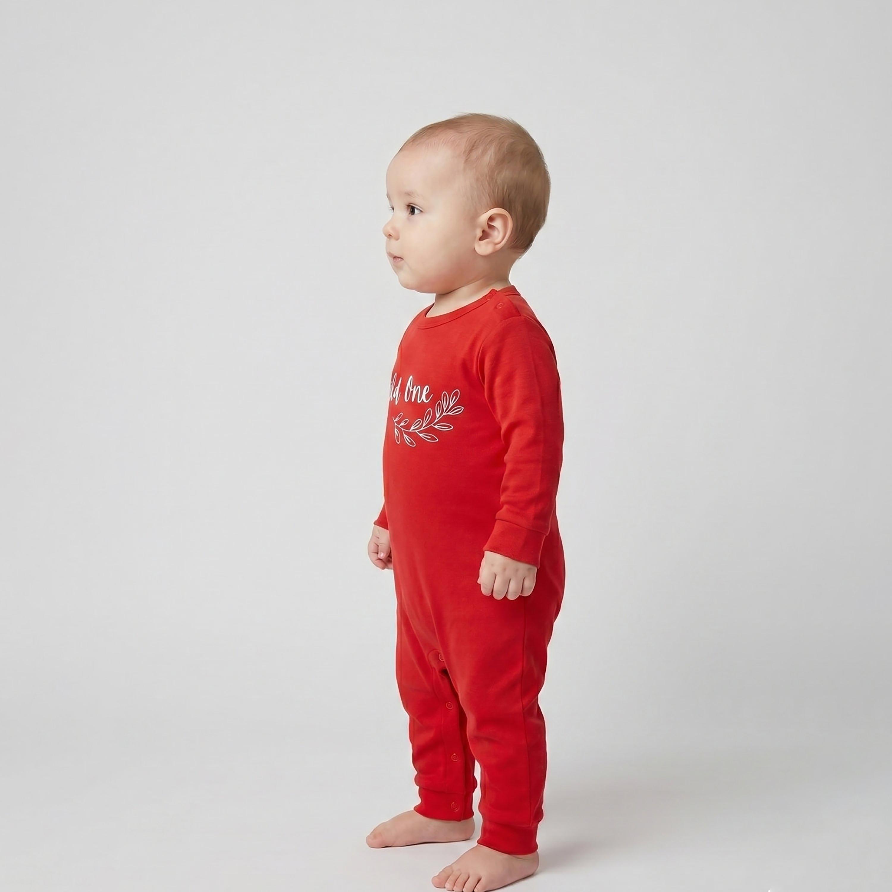 رومبر قطني بأكمام طويلة وطبعة شعار من بيبيكلو-baby-boys-clothing-rompers-image-2