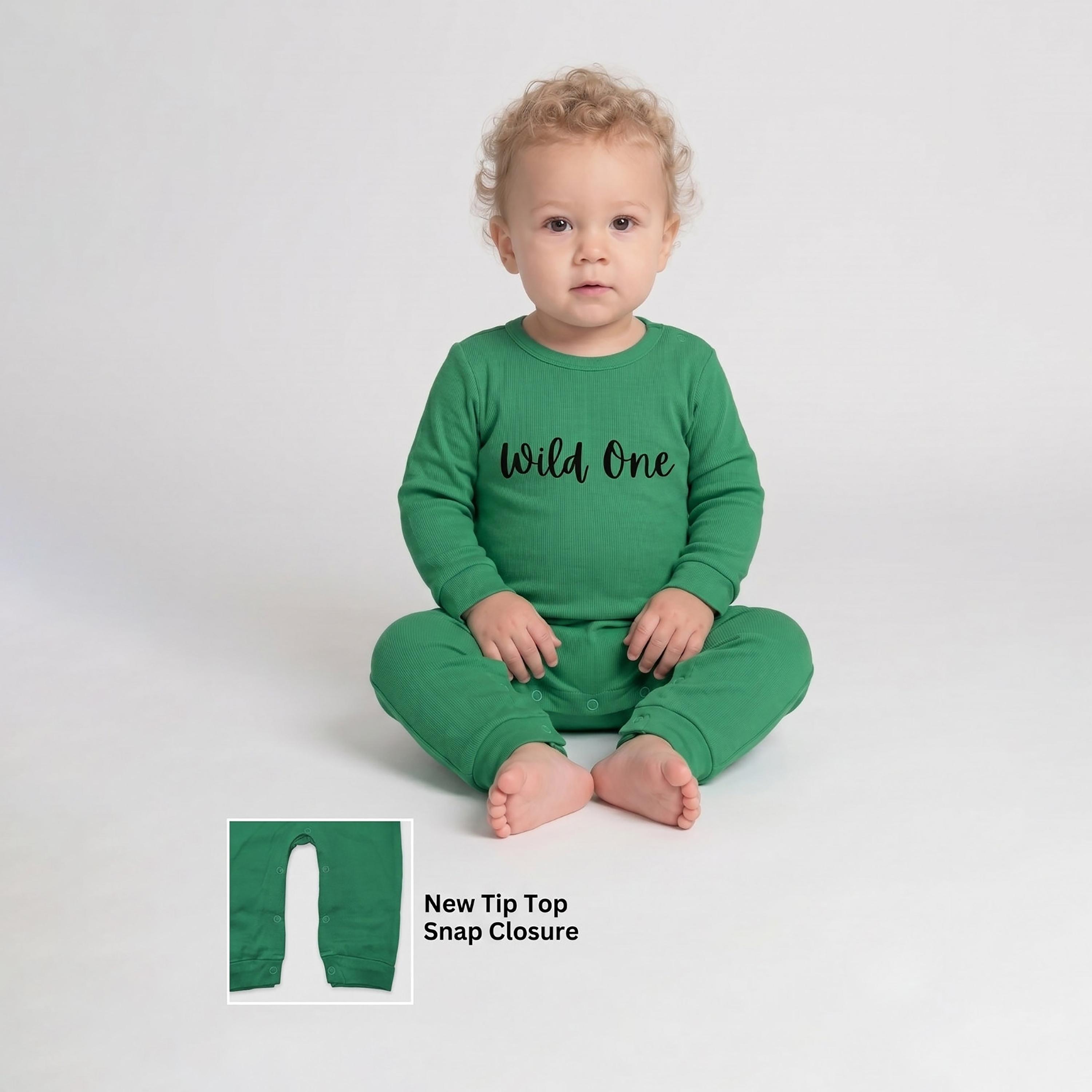 Babyqlo Cotton Slogan Long Sleeves Romper-baby-boys-clothing-rompers-image-4