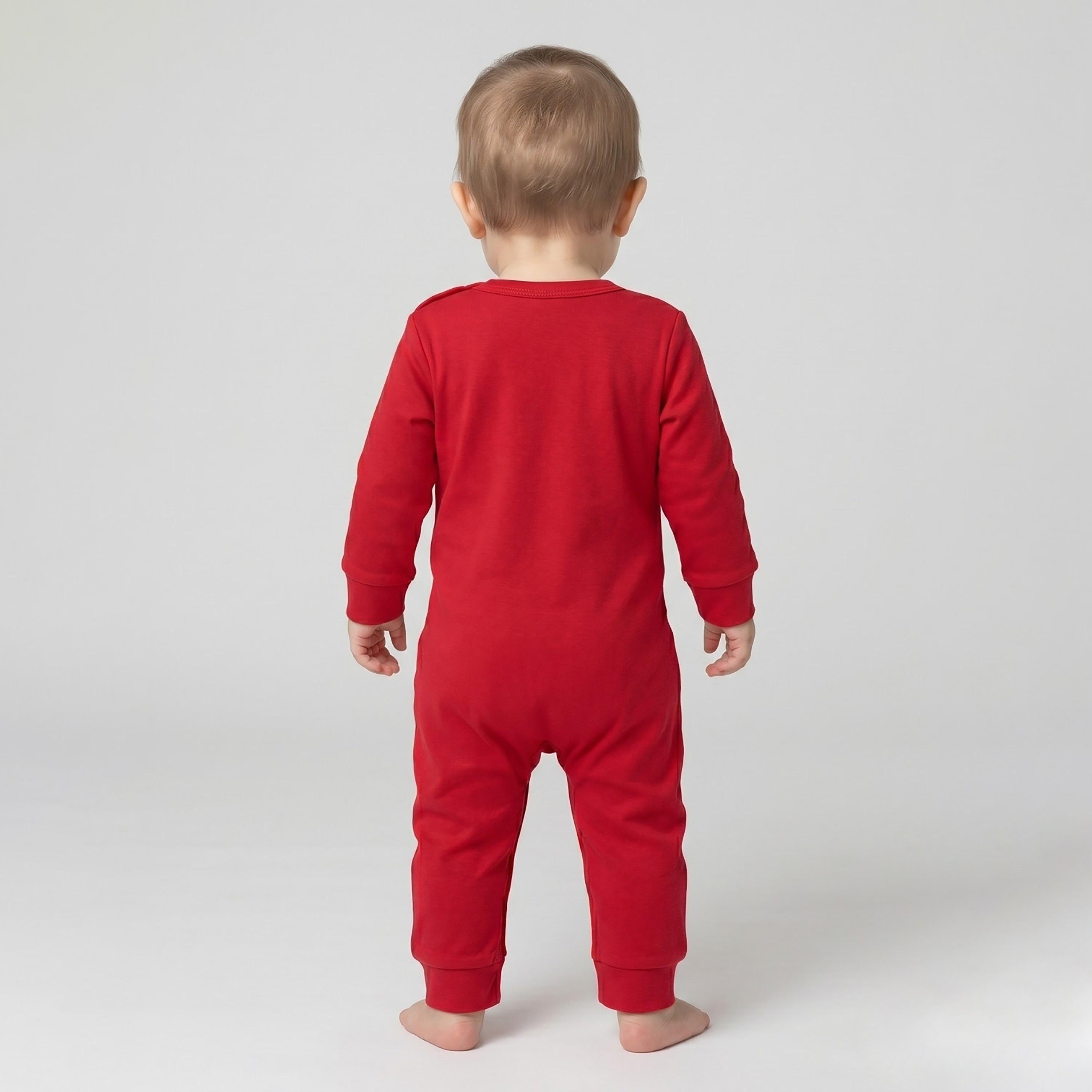 Babyqlo Cotton Slogan Long Sleeves Romper-baby-boys-clothing-rompers-image-3