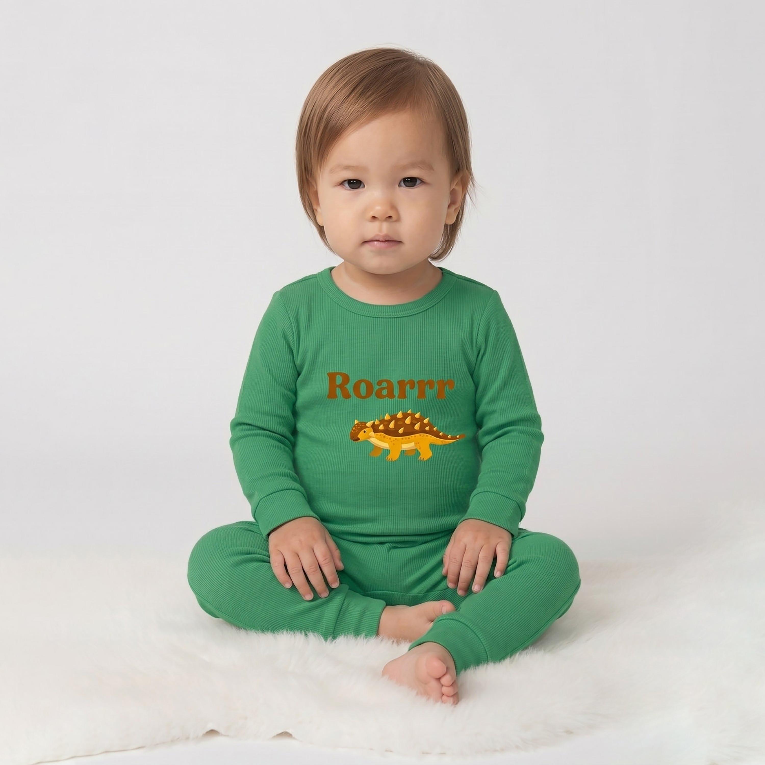 Babyqlo Cotton Graphic Long Sleeves Romper-baby-boys-clothing-rompers-image-2