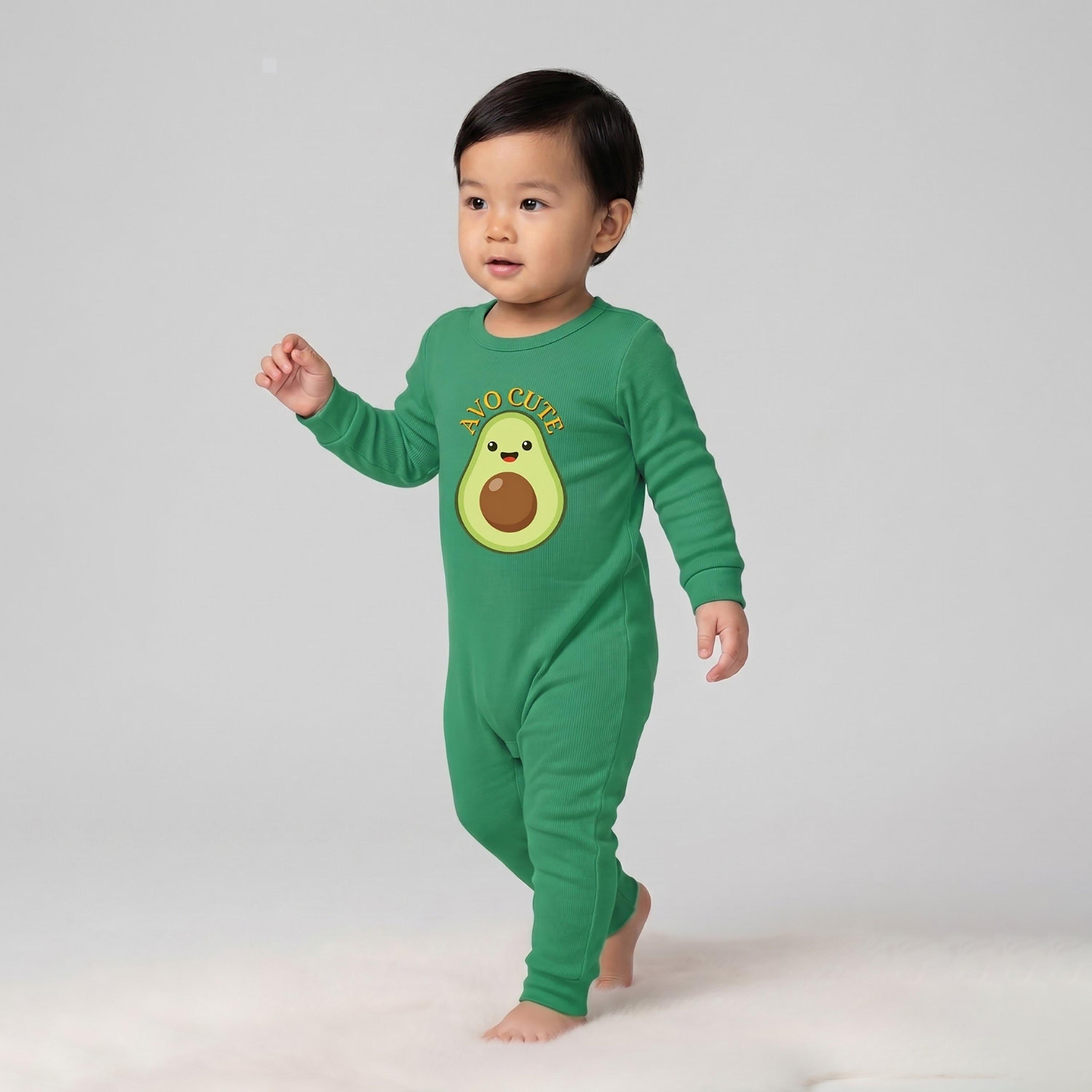 Babyqlo Cotton Graphic Long Sleeves Romper-baby-boys-clothing-rompers-image-1