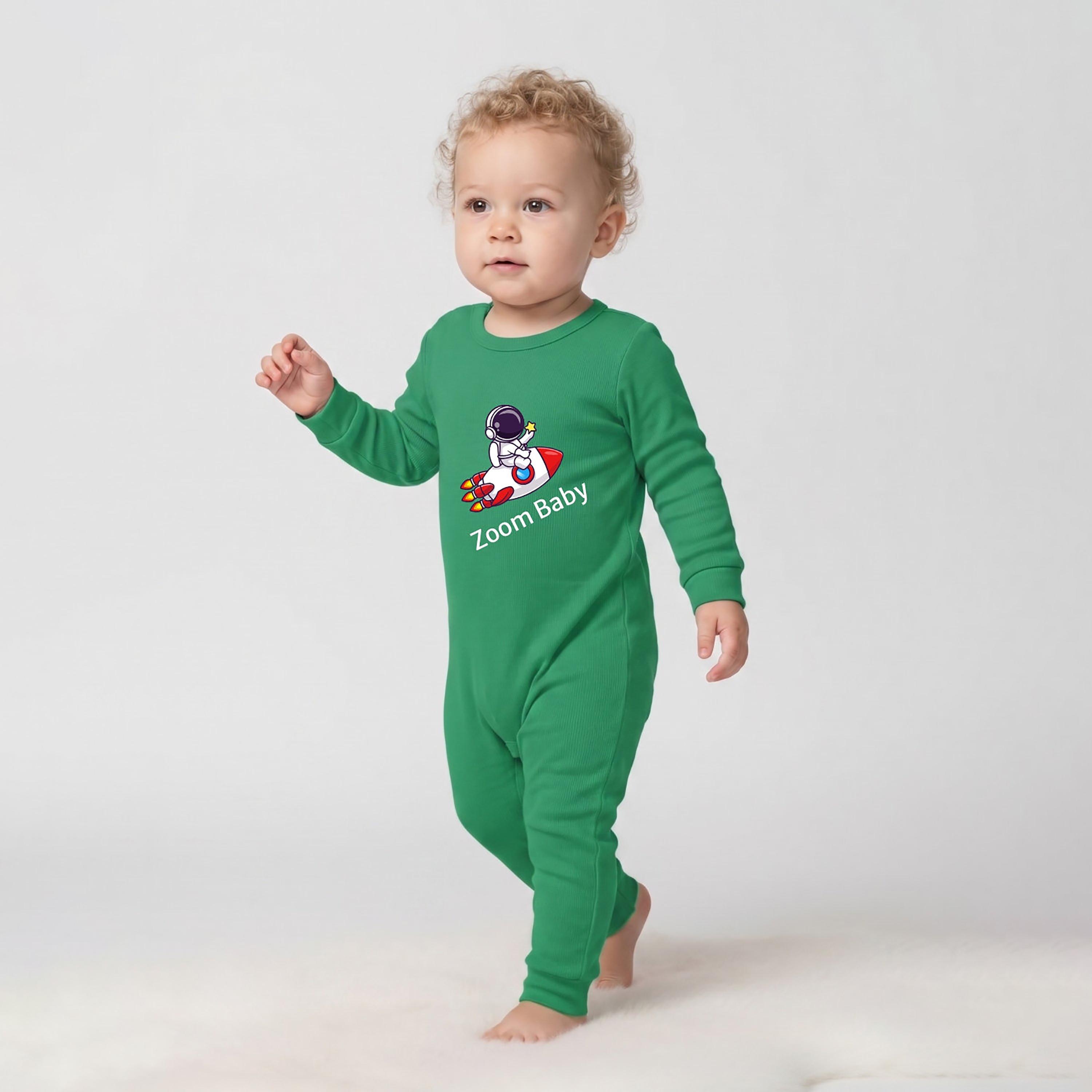 Babyqlo Cotton Graphic Long Sleeves Romper-baby-boys-clothing-rompers-image-1