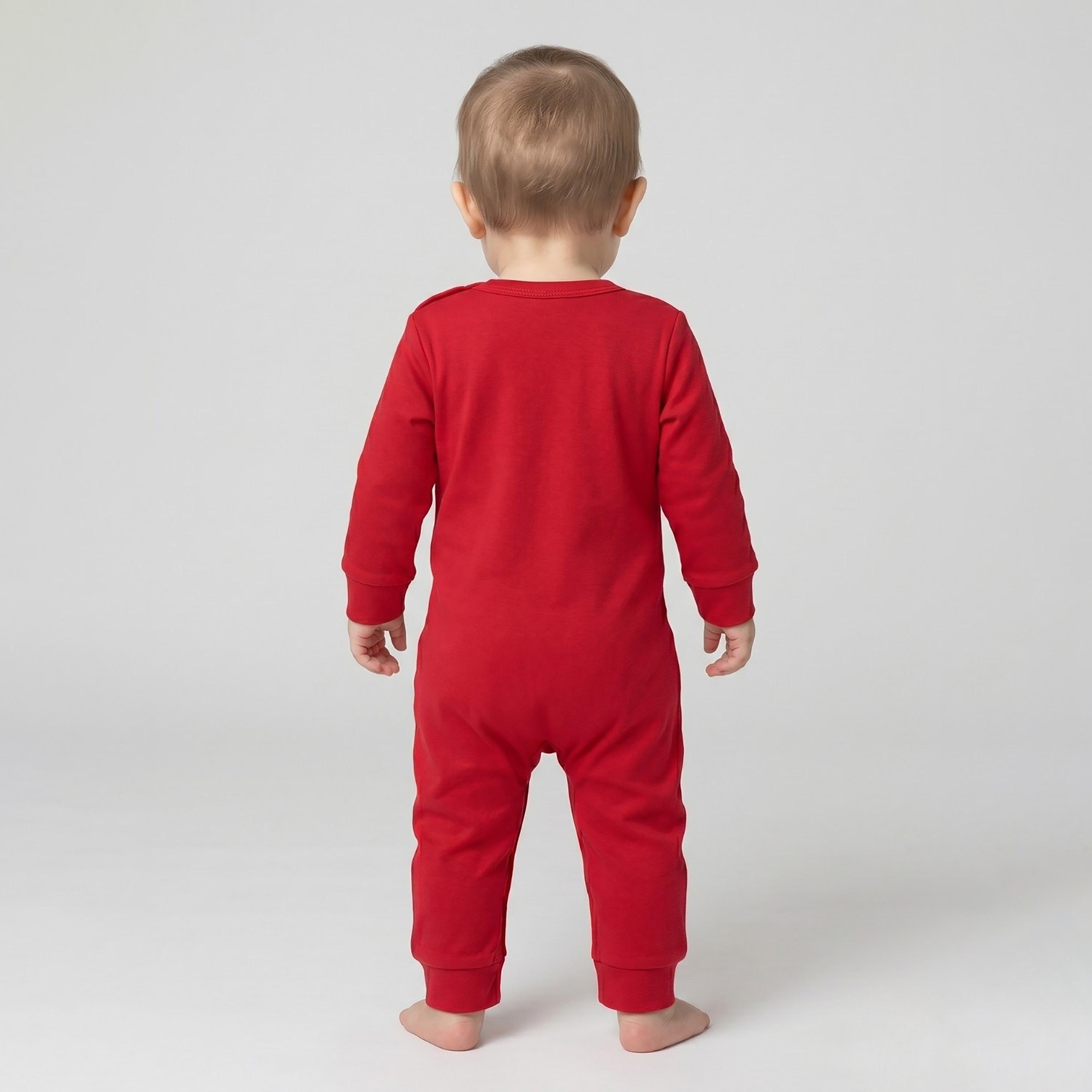 Babyqlo Cotton Slogan Long Sleeves Romper-baby-boys-clothing-rompers-image-3