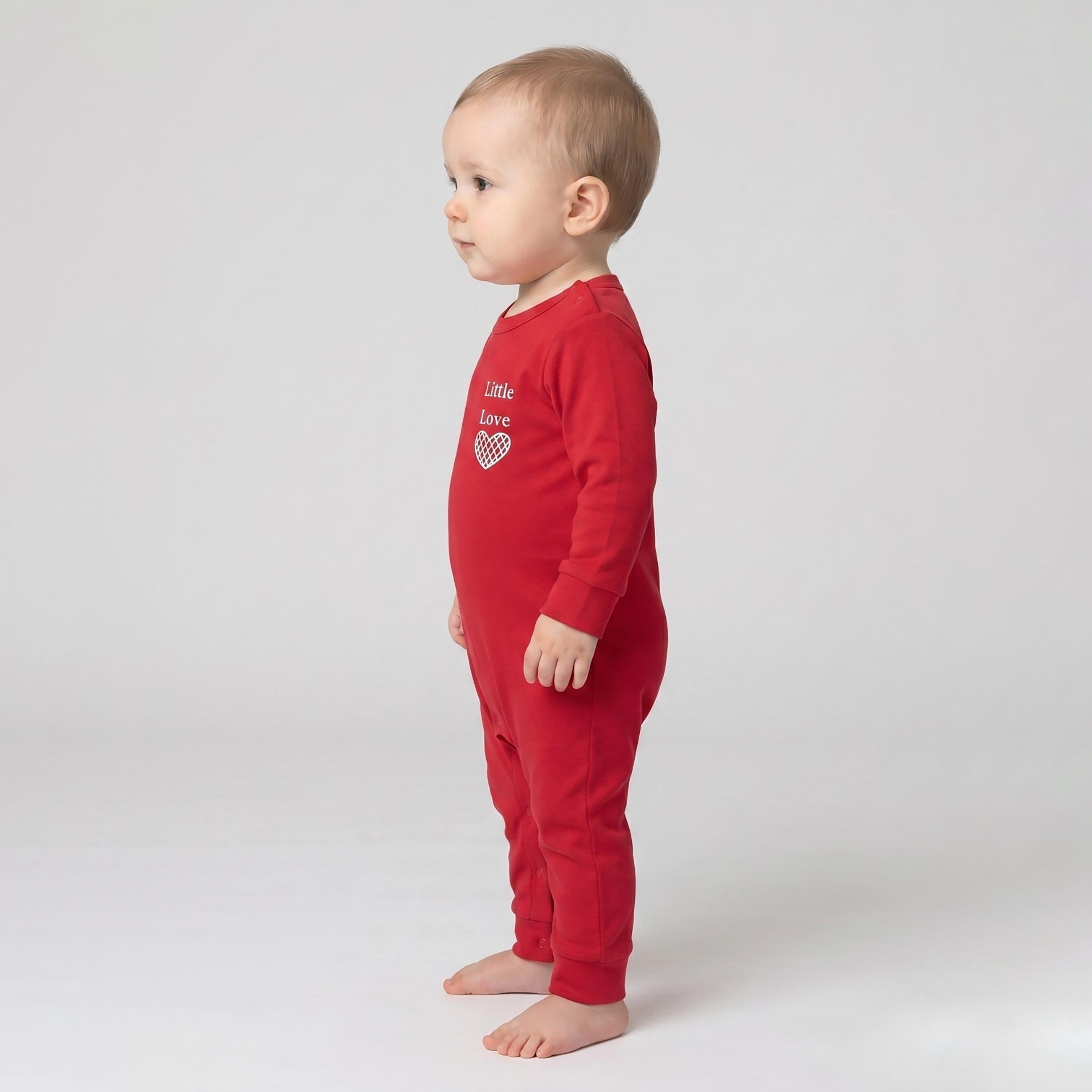 Babyqlo Cotton Slogan Long Sleeves Romper-baby-boys-clothing-rompers-image-4