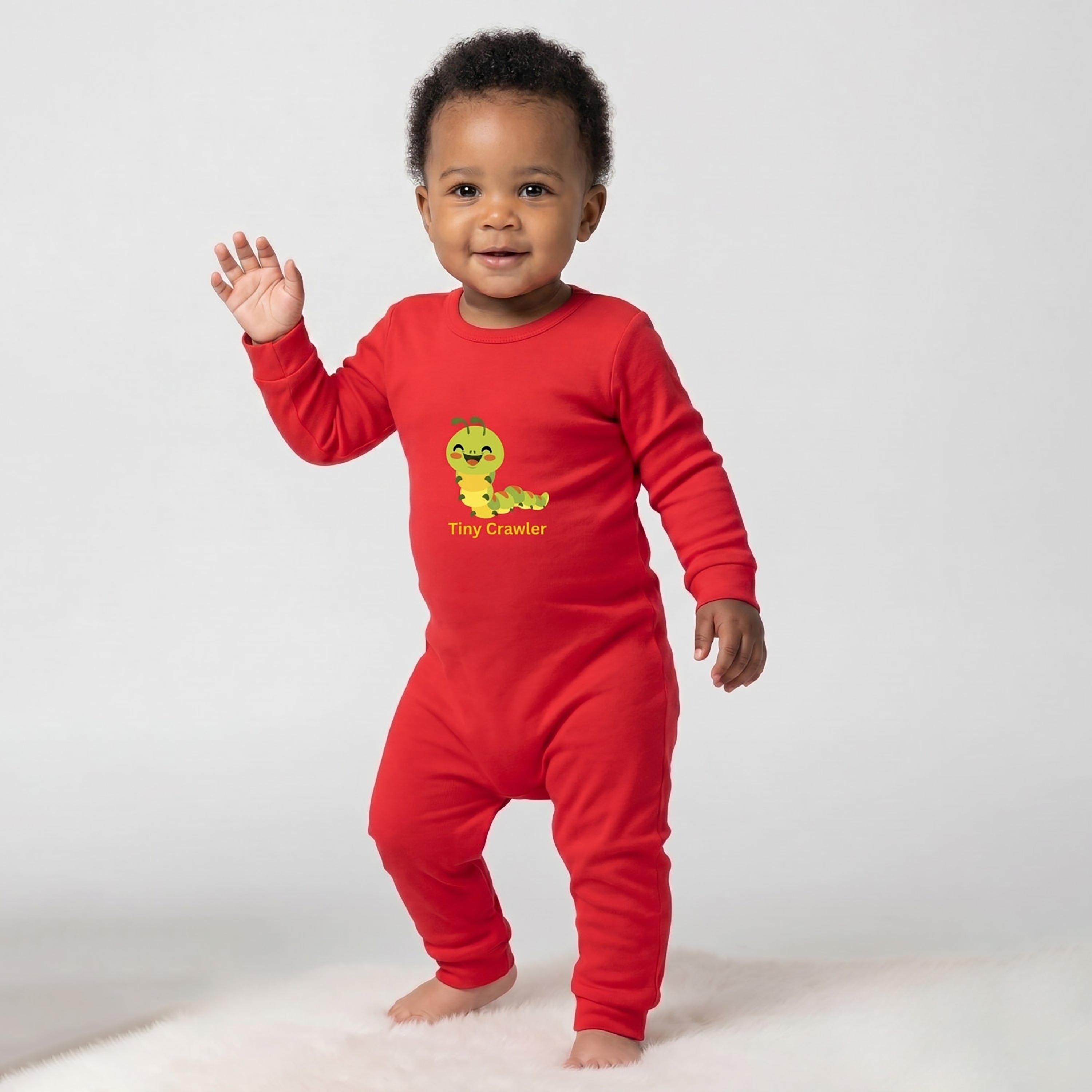 Babyqlo Cotton Graphic Long Sleeves Romper-baby-boys-clothing-rompers-image-2
