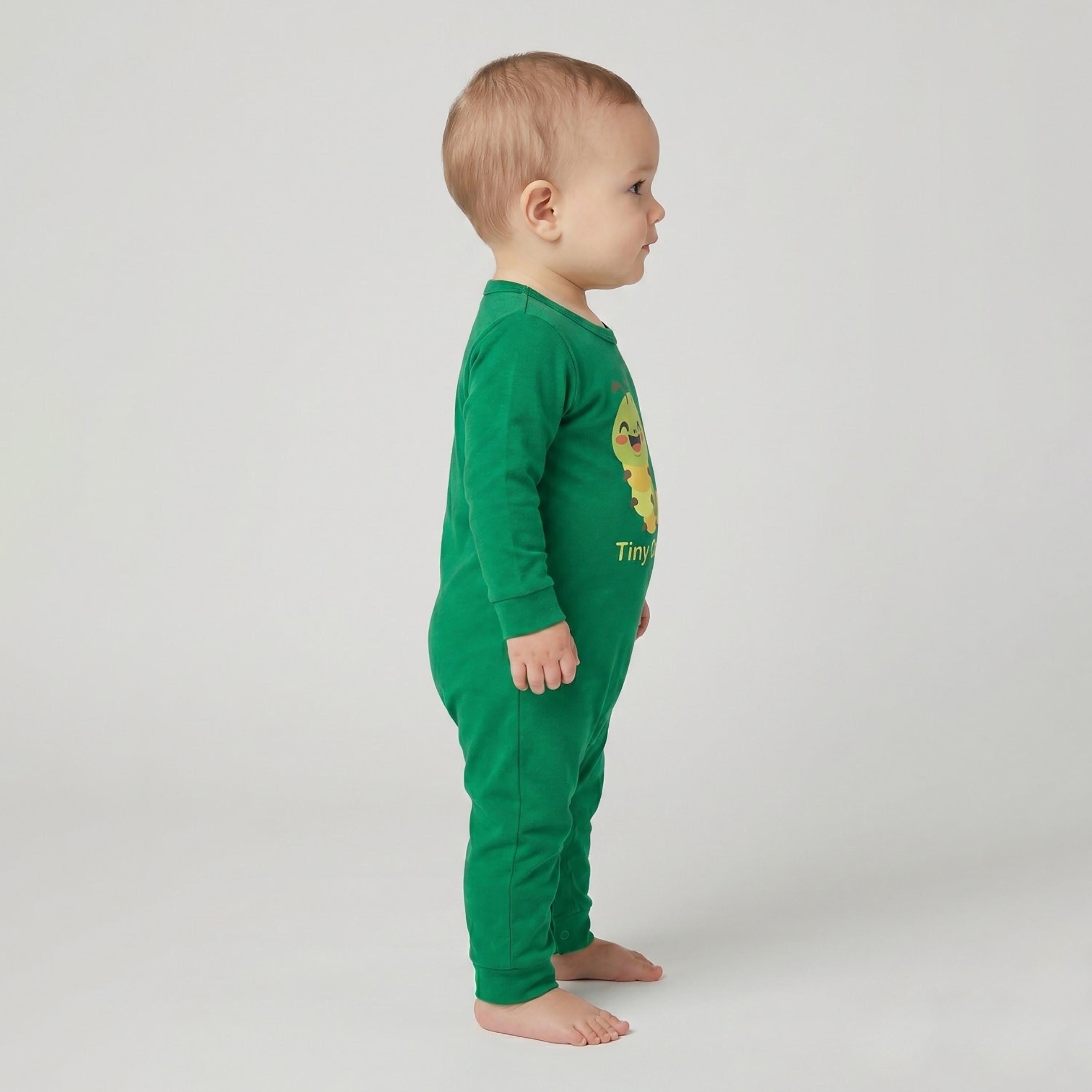 Babyqlo Cotton Graphic Long Sleeves Romper-baby-boys-clothing-rompers-image-2