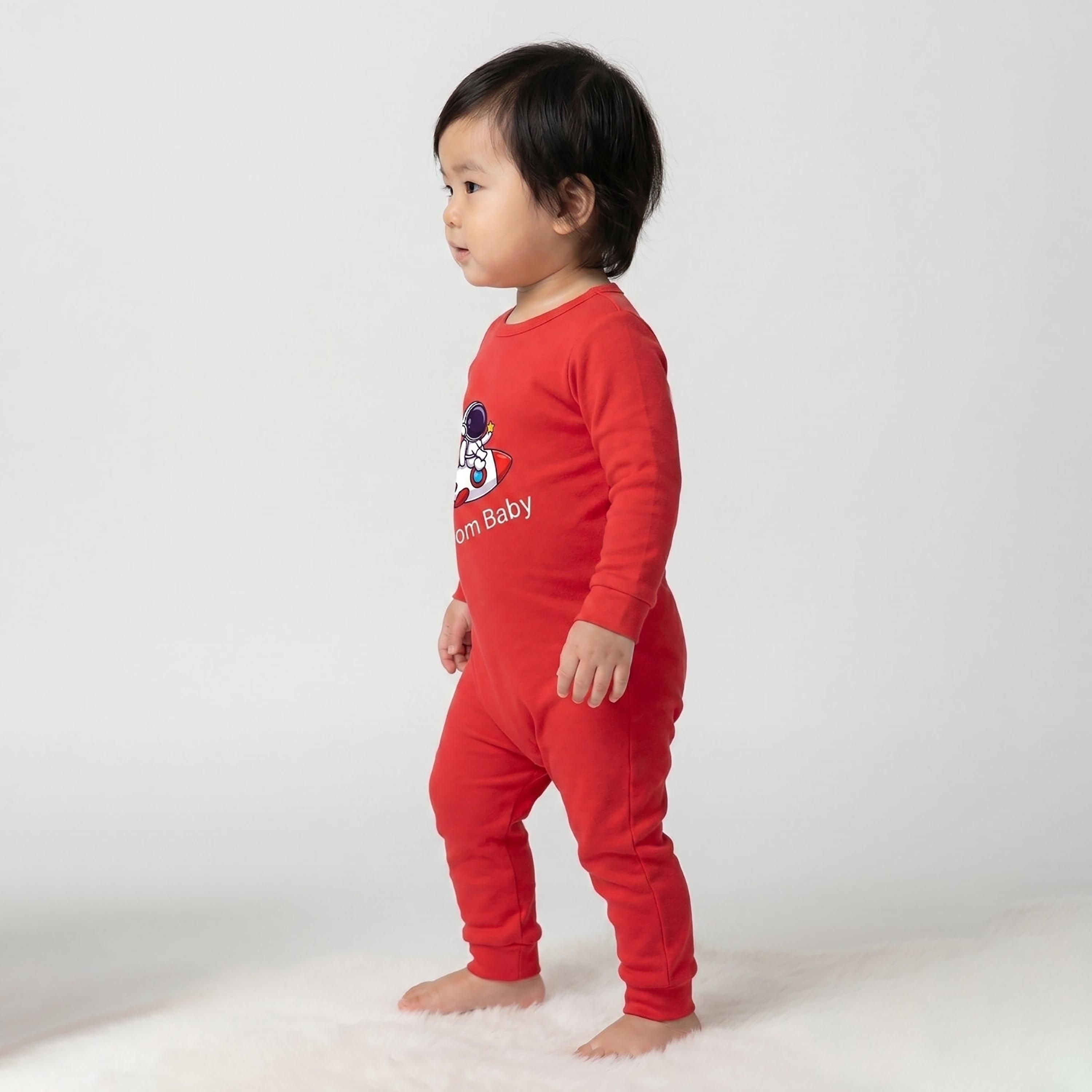 Babyqlo Cotton Graphic Long Sleeves Romper-baby-boys-clothing-rompers-image-5