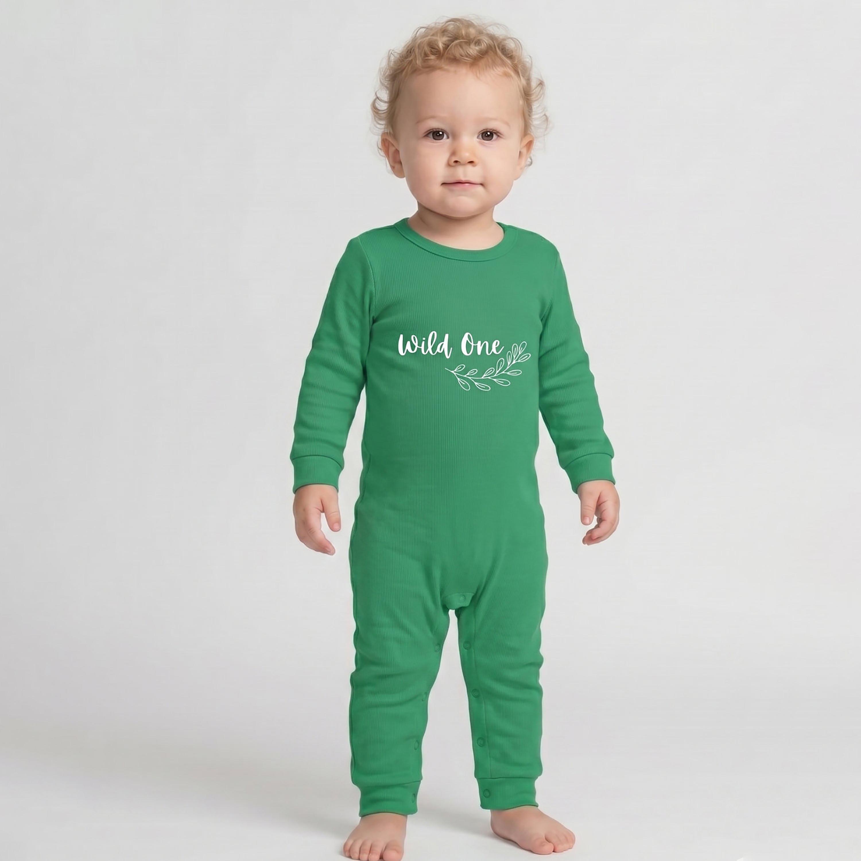 Babyqlo Cotton Slogan Long Sleeves Romper-baby-boys-clothing-rompers-image-2