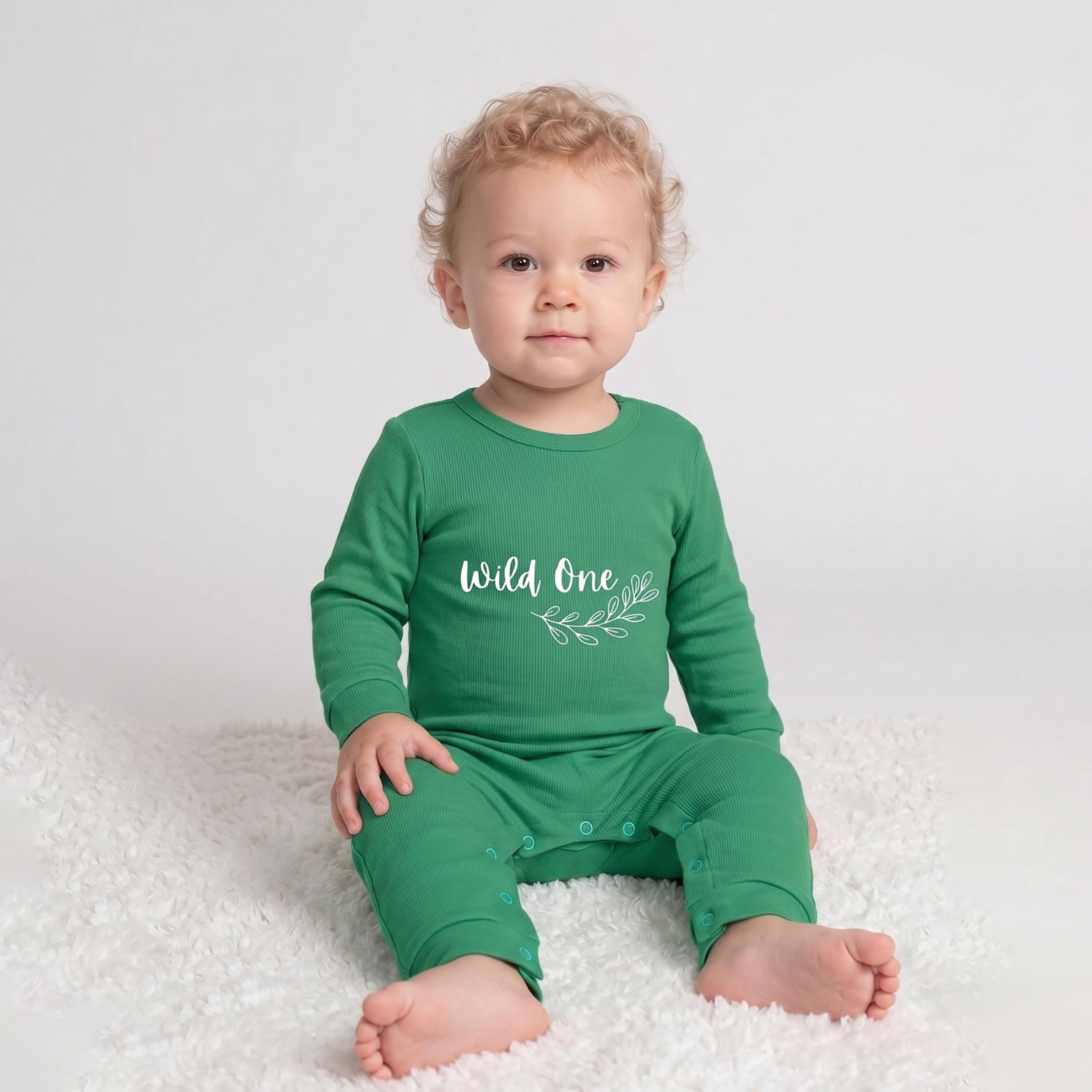 Babyqlo Cotton Slogan Long Sleeves Romper-baby-boys-clothing-rompers-image-5