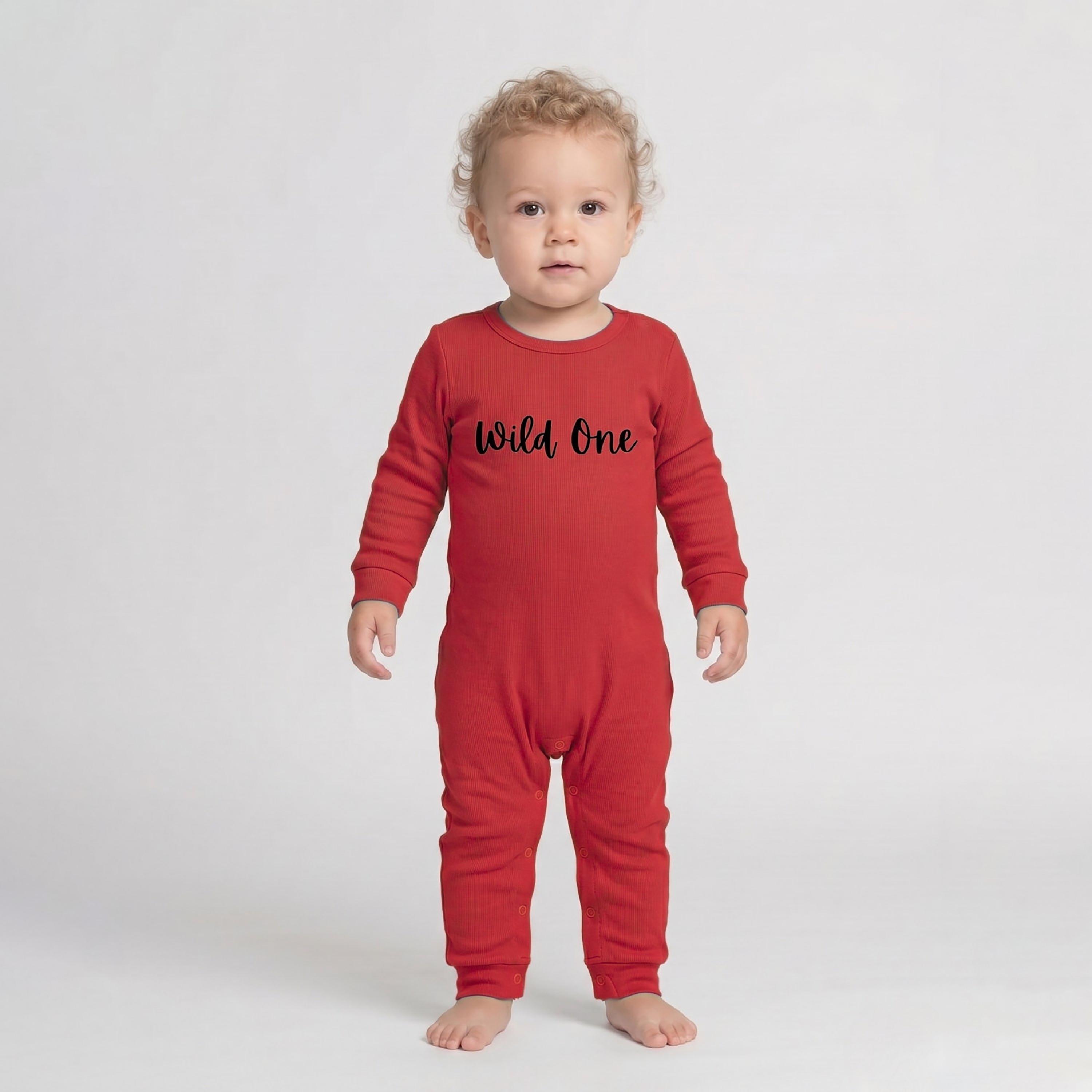Babyqlo Cotton Slogan Long Sleeves Romper-baby-boys-clothing-rompers-image-1