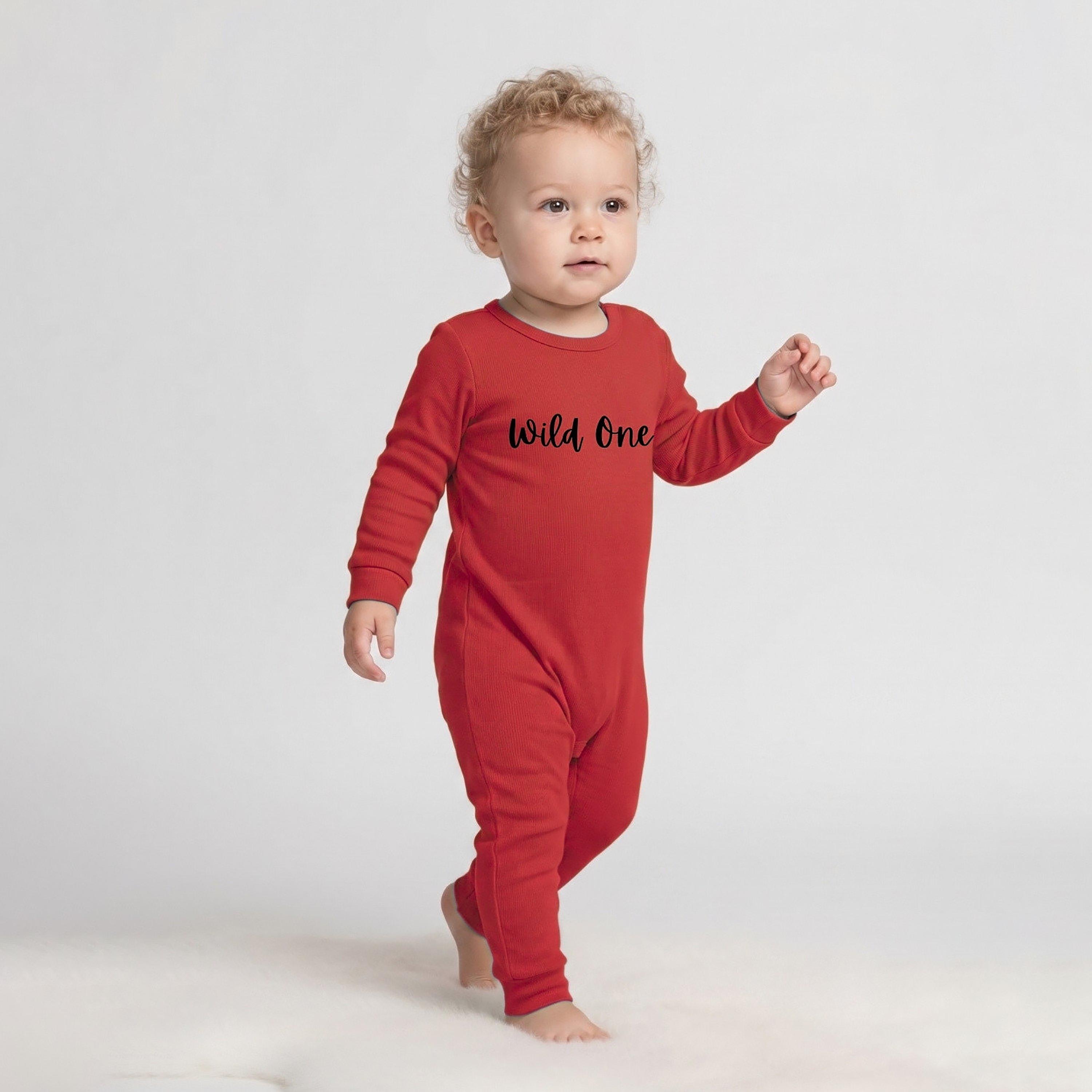 Babyqlo Cotton Slogan Long Sleeves Romper-baby-boys-clothing-rompers-image-2