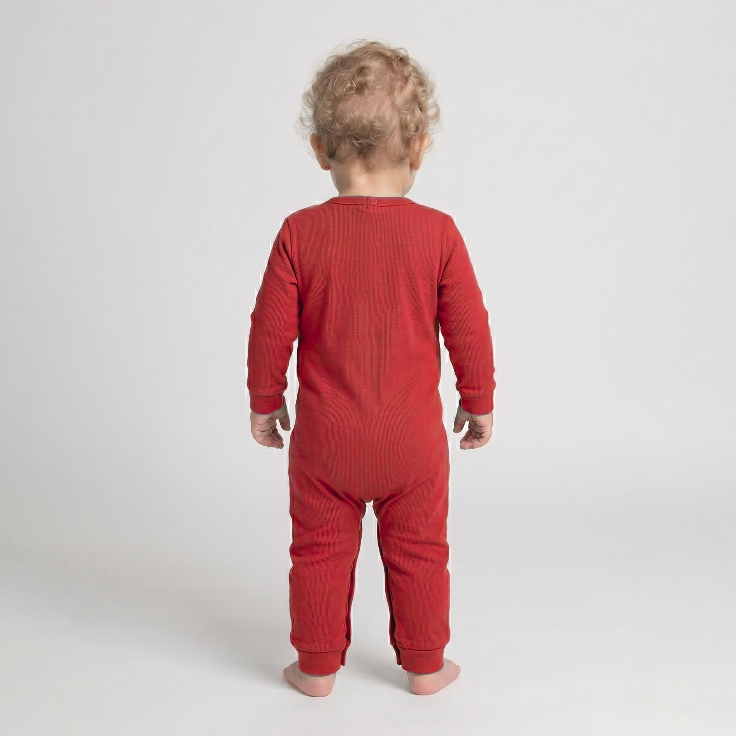 Babyqlo Cotton Slogan Long Sleeves Romper-baby-boys-clothing-rompers-image-3
