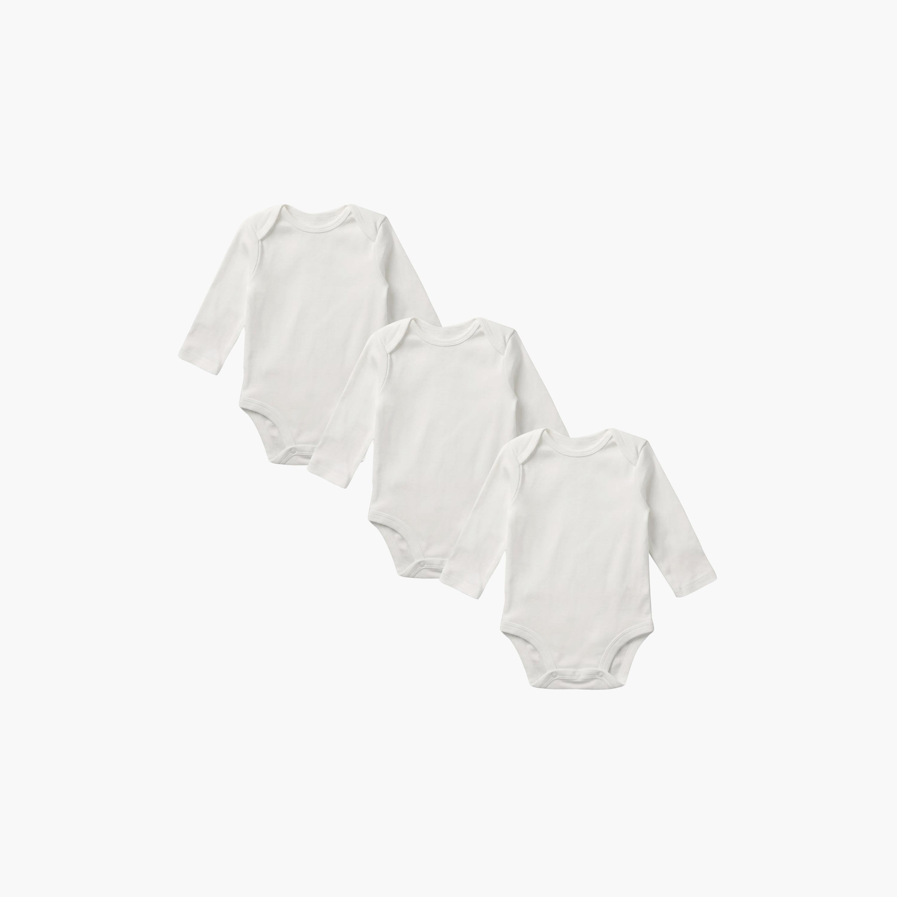 Babyqlo 3-Piece Long Sleeves Bodysuits Set-baby-boys-clothing-bodysuits-image-3