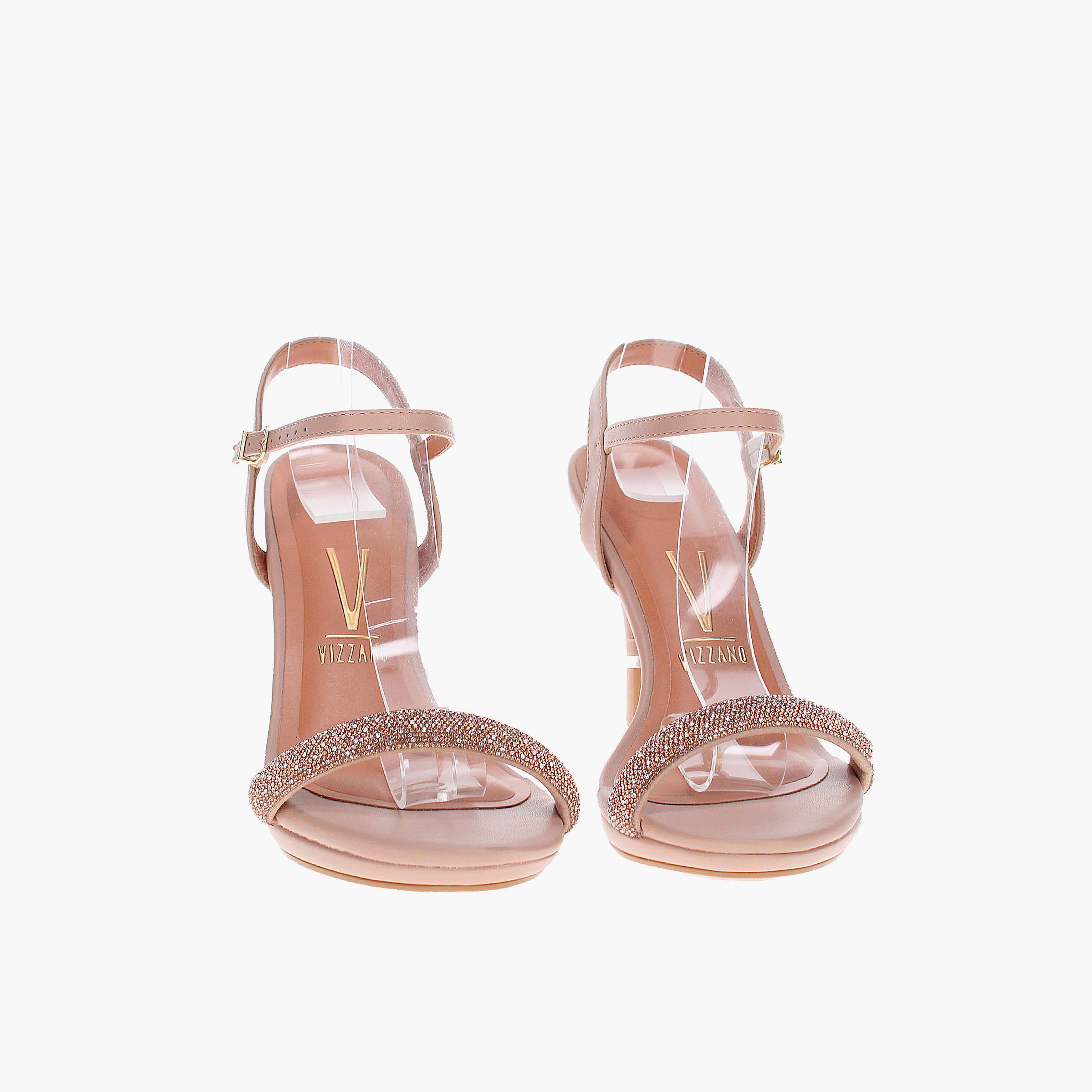 فيزانو - حذاء نسائي كعب عالي مدبب وحزام بمشبمك | 6210-1039-28330-98447-women-shoes-sandals-heeled-image-5