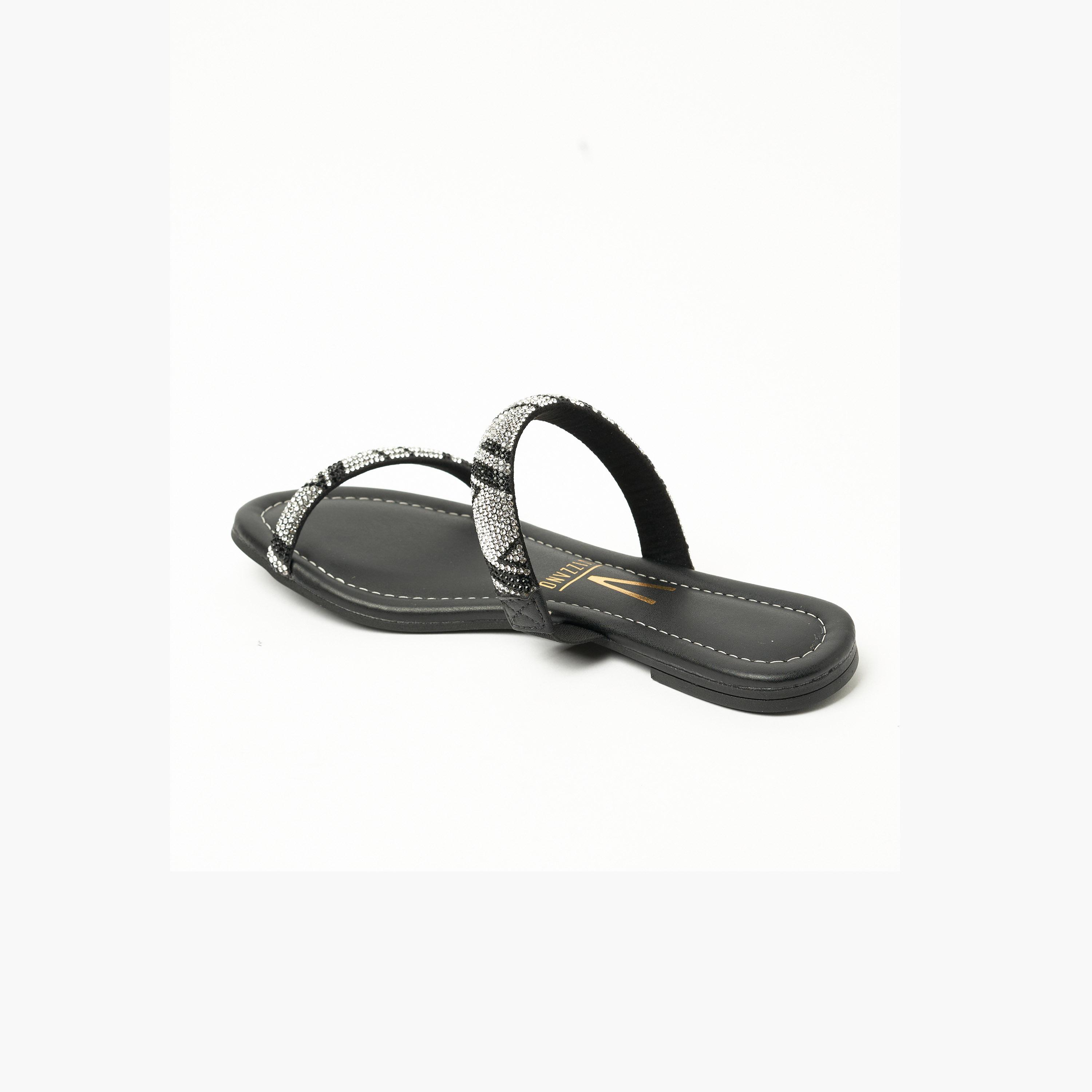 Vizzano by Geoomnii Women's Slip On Slide Sandals | 6235-1189-24448-71970        -women-shoes-sandals-flats-image-4