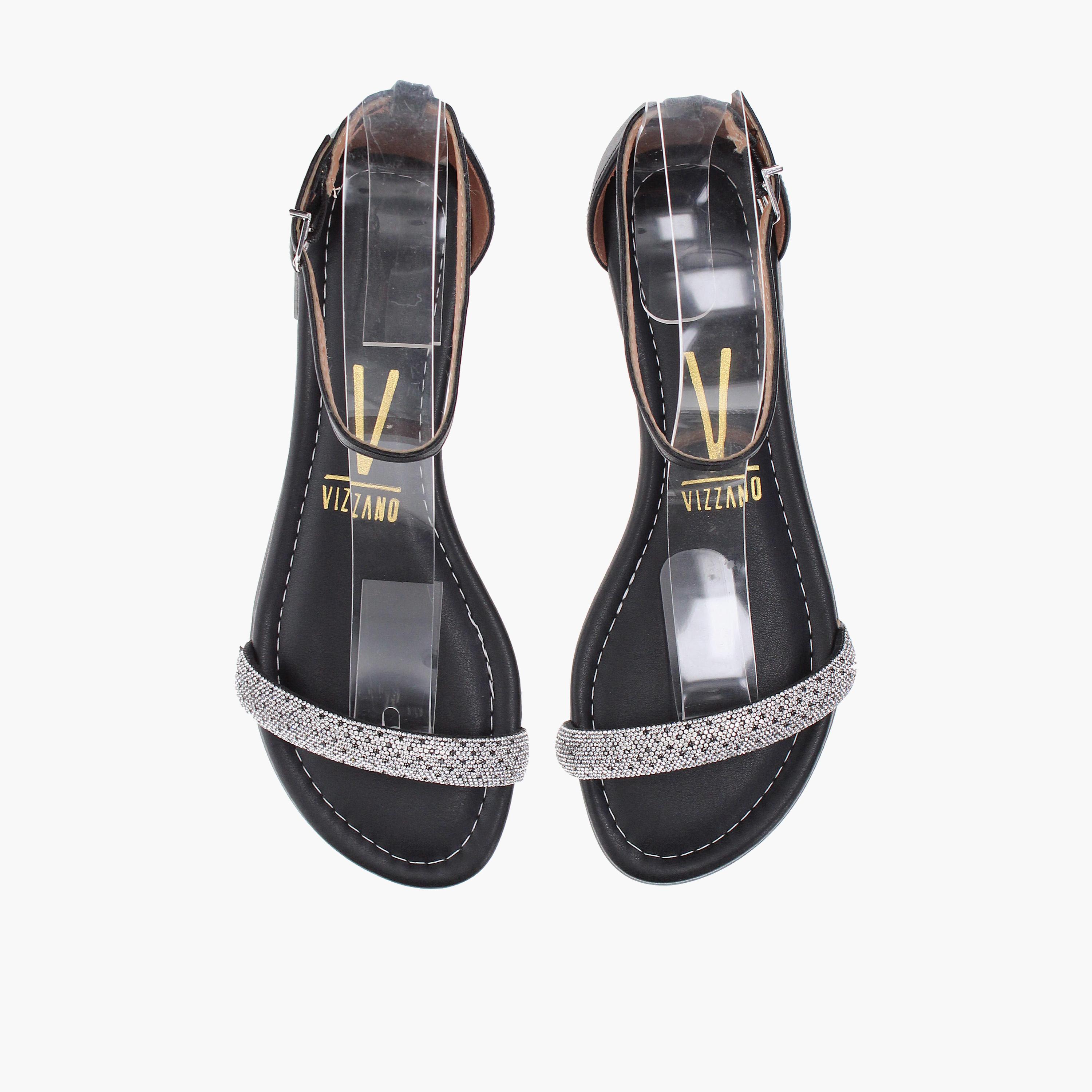 Vizzano by Geoomnii Women's Buckle Flat Strap Sandals | 6235-1704-26580-79854        -women-shoes-sandals-flats-image-5