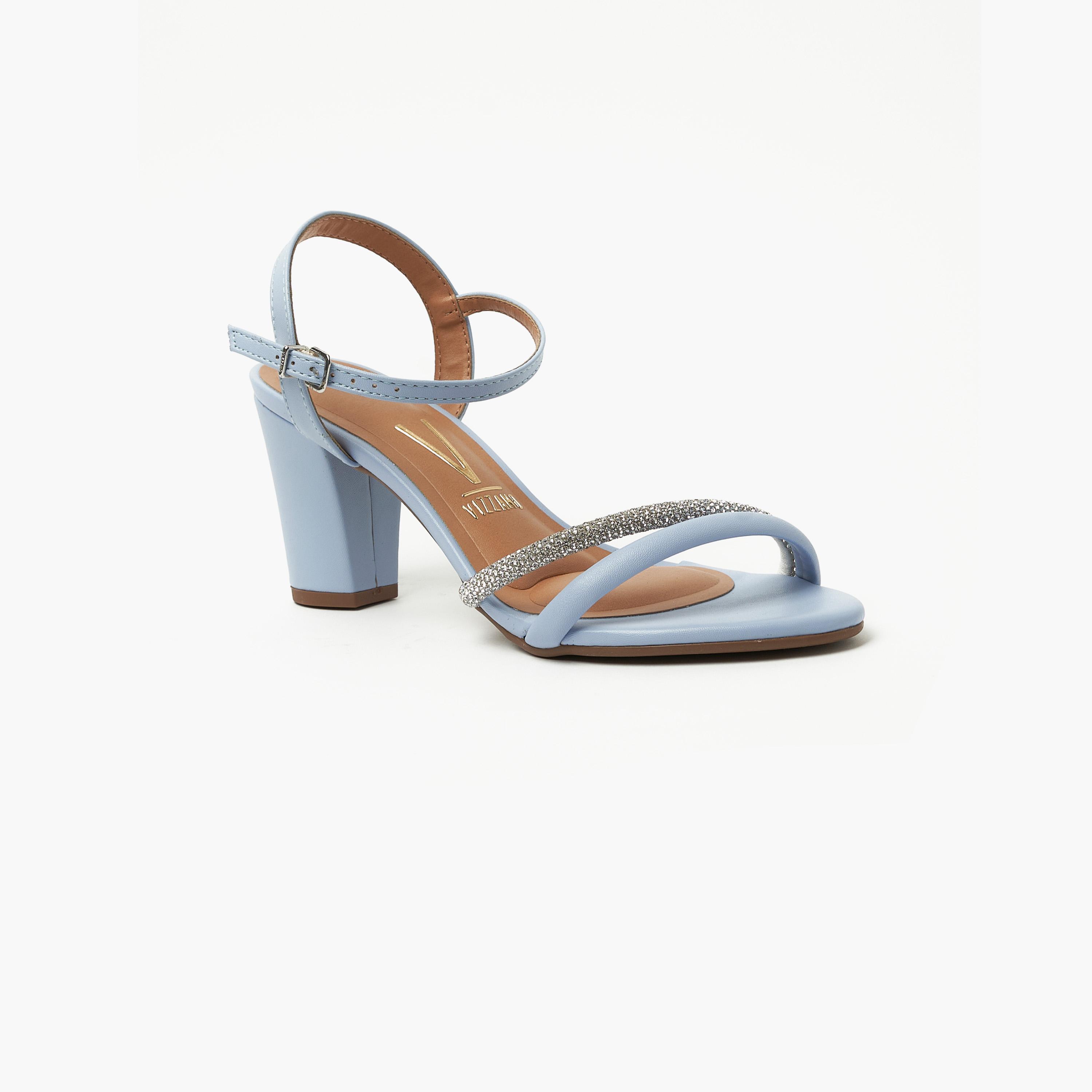 فيزانو- حذاء للنساء بكعب سميك بإبزيم | 6262-1009-25791-93170-women-shoes-heels-image-1