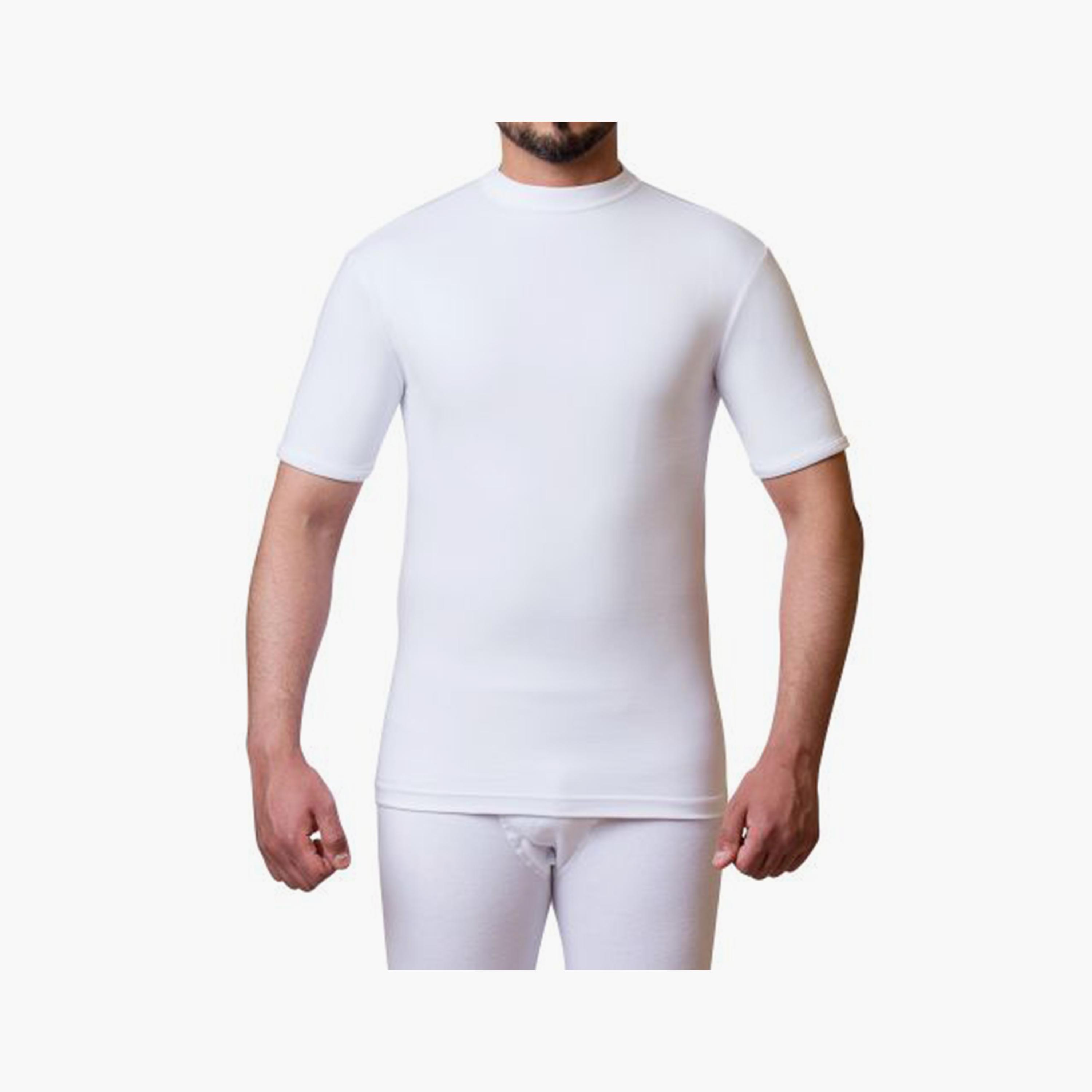 Al Aseel White Under T-Shirt-men-arabicclothing-thobeinner-image-1