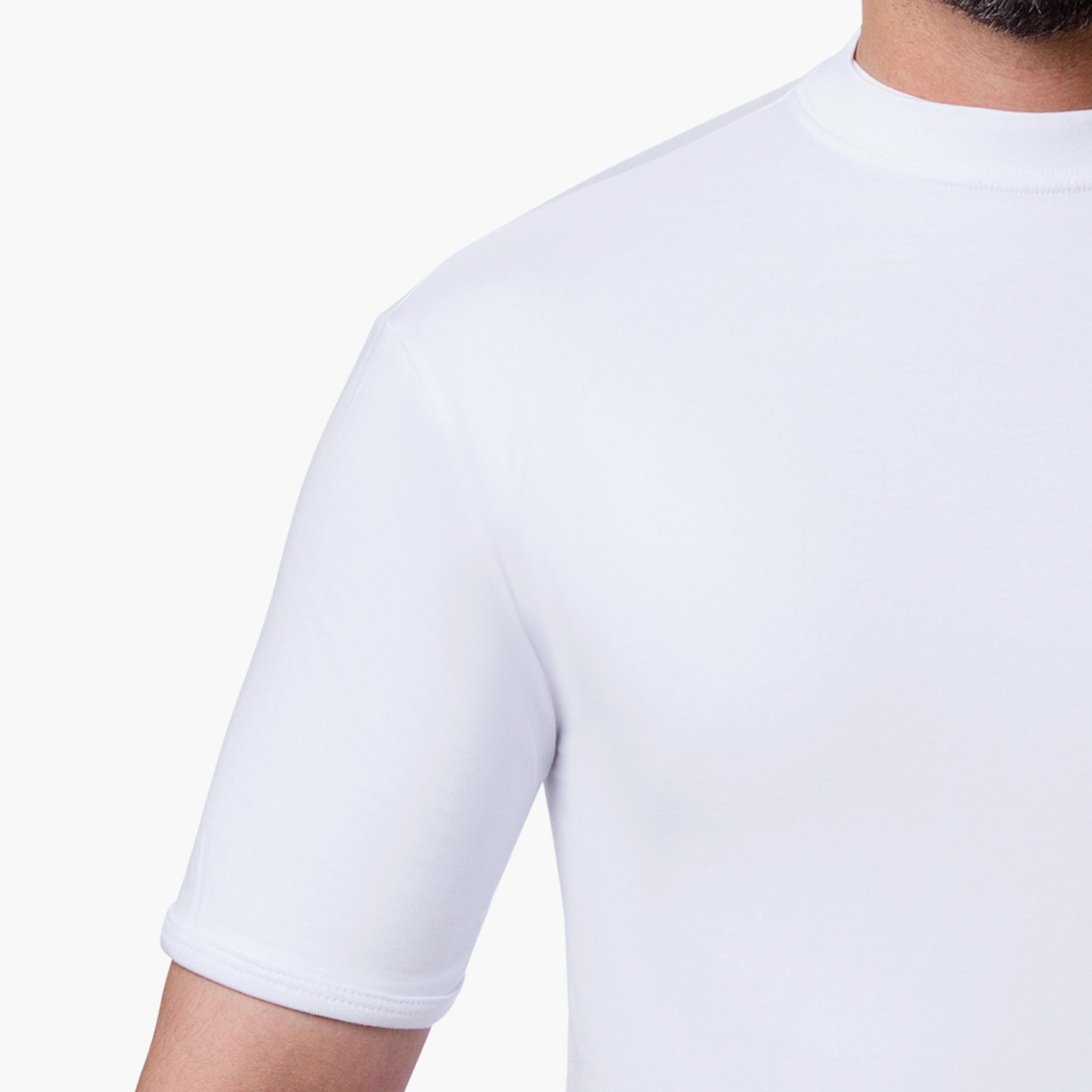 Al Aseel White Under T-Shirt-men-arabicclothing-thobeinner-image-2