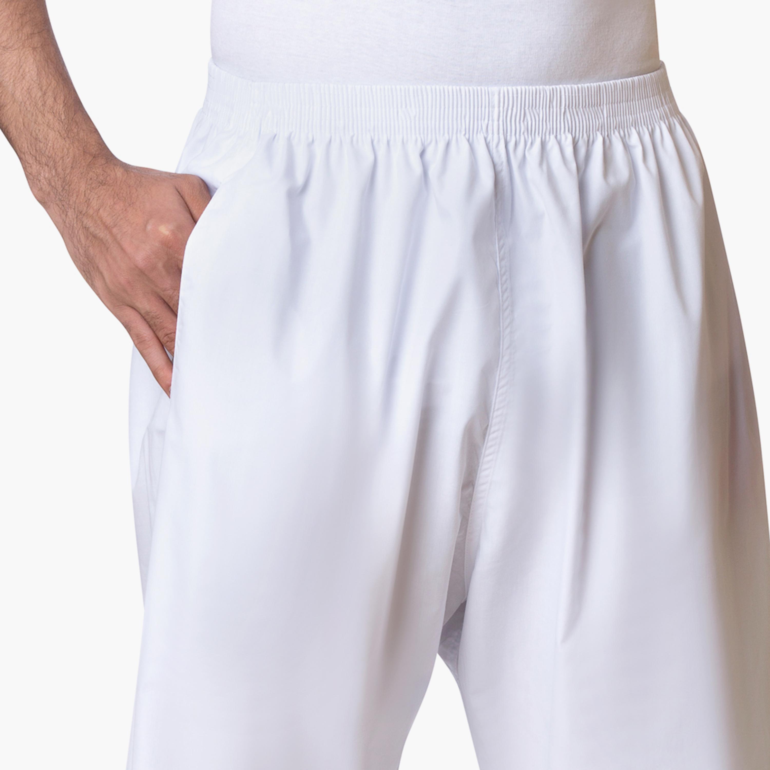 Al Aseel White One Pocket Long Pants-men-arabicclothing-thobeinner-image-2