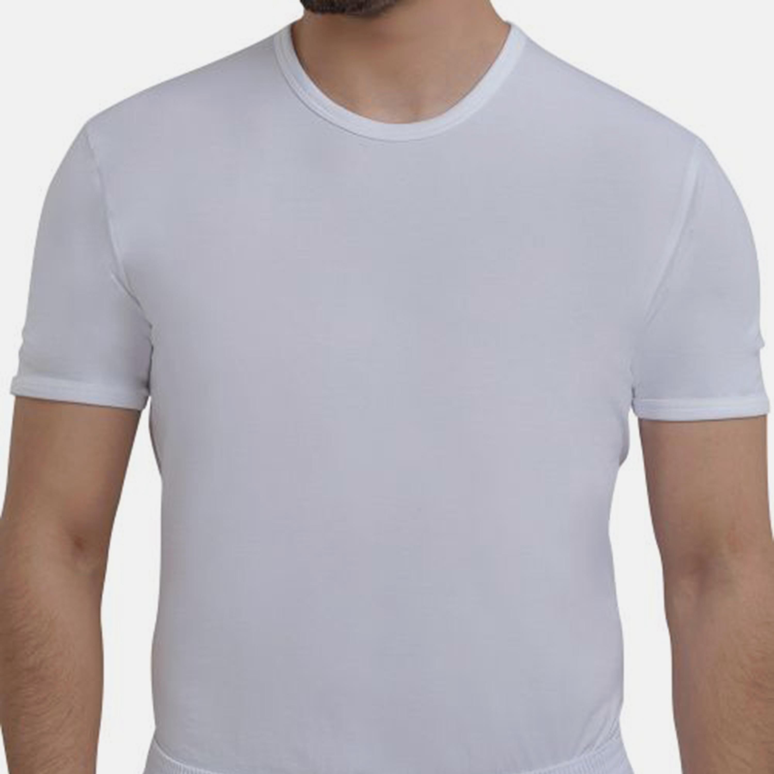 Al Aseel White Under T-Shirt-men-arabicclothing-thobeinner-image-1