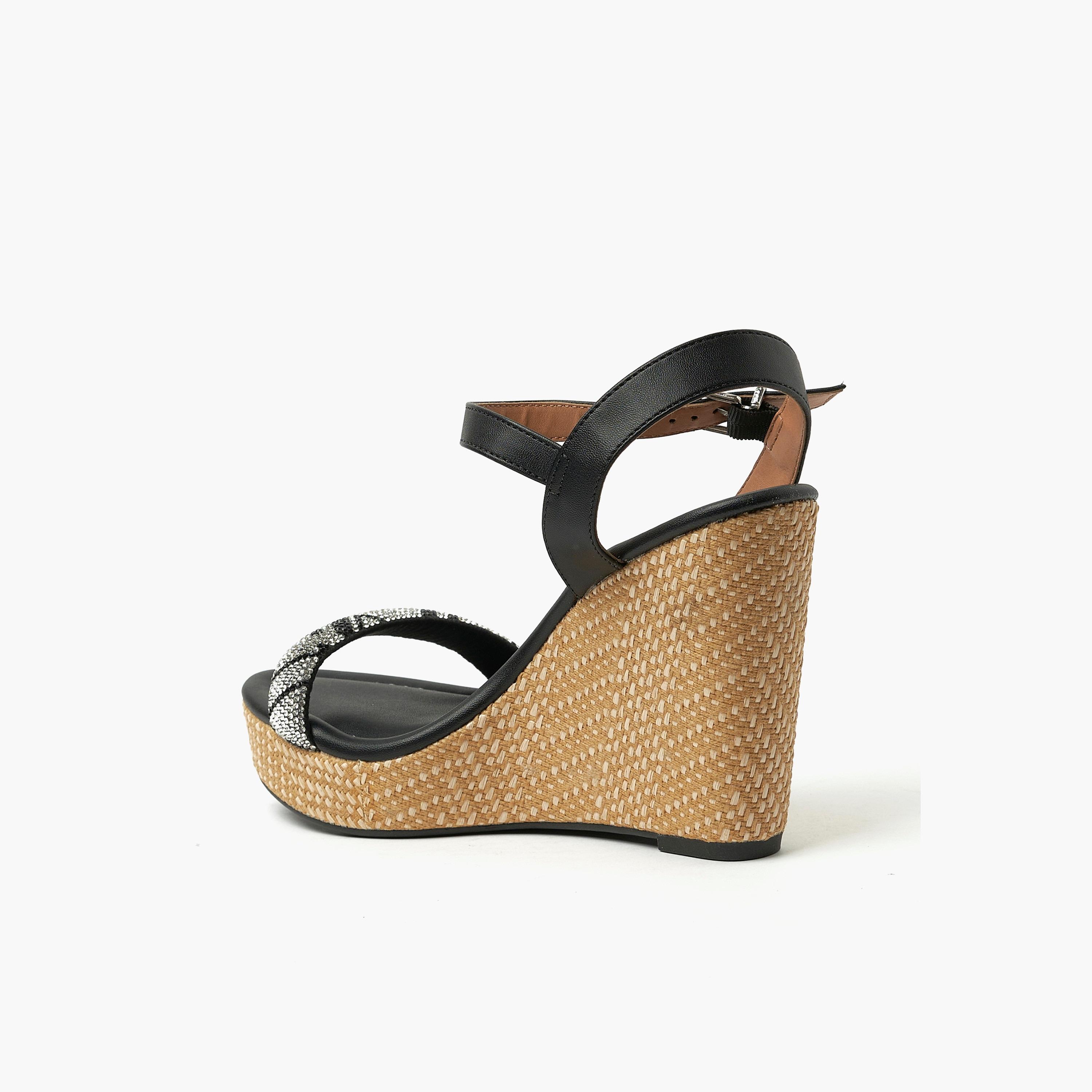 Vizzano by Geoomnii Women's Wedge Heel Sandals with Backstrap | 6283-2104-26392       -women-shoes-heels-image-3