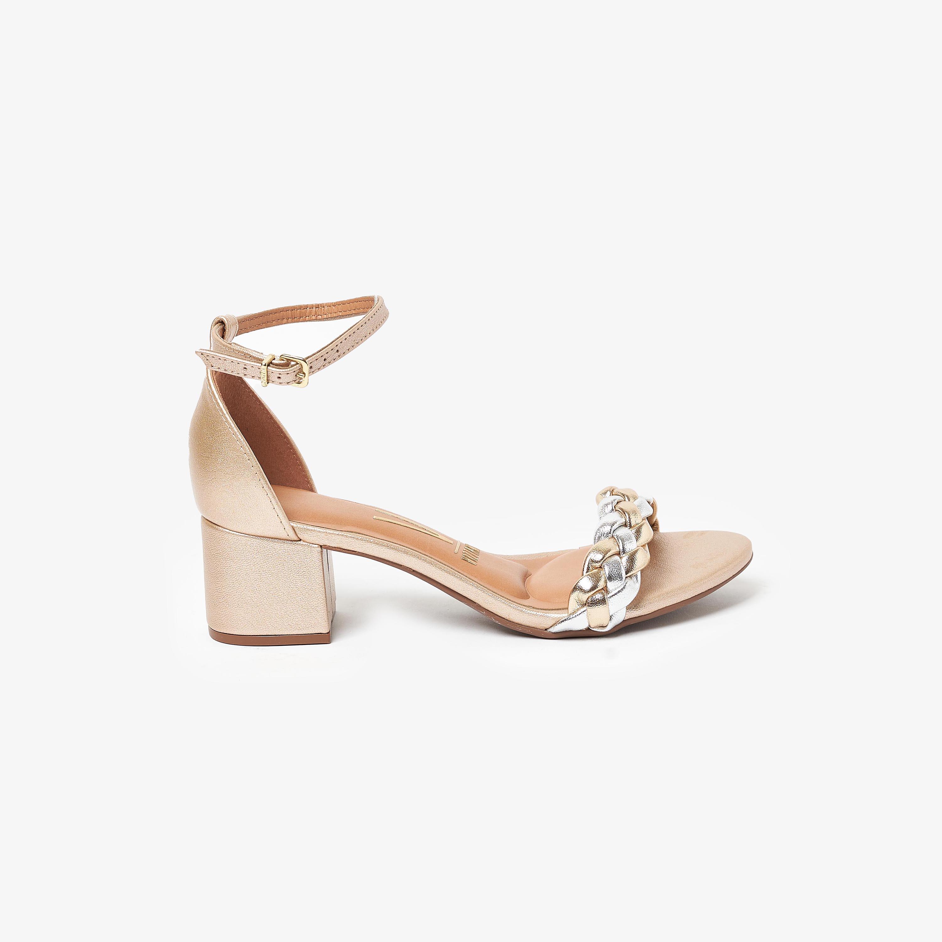 Vizzano by Geoomnii Women's Block Heel Sandals with Ankle Strap | 6291-1115-24814      -women-shoes-heels-image-2
