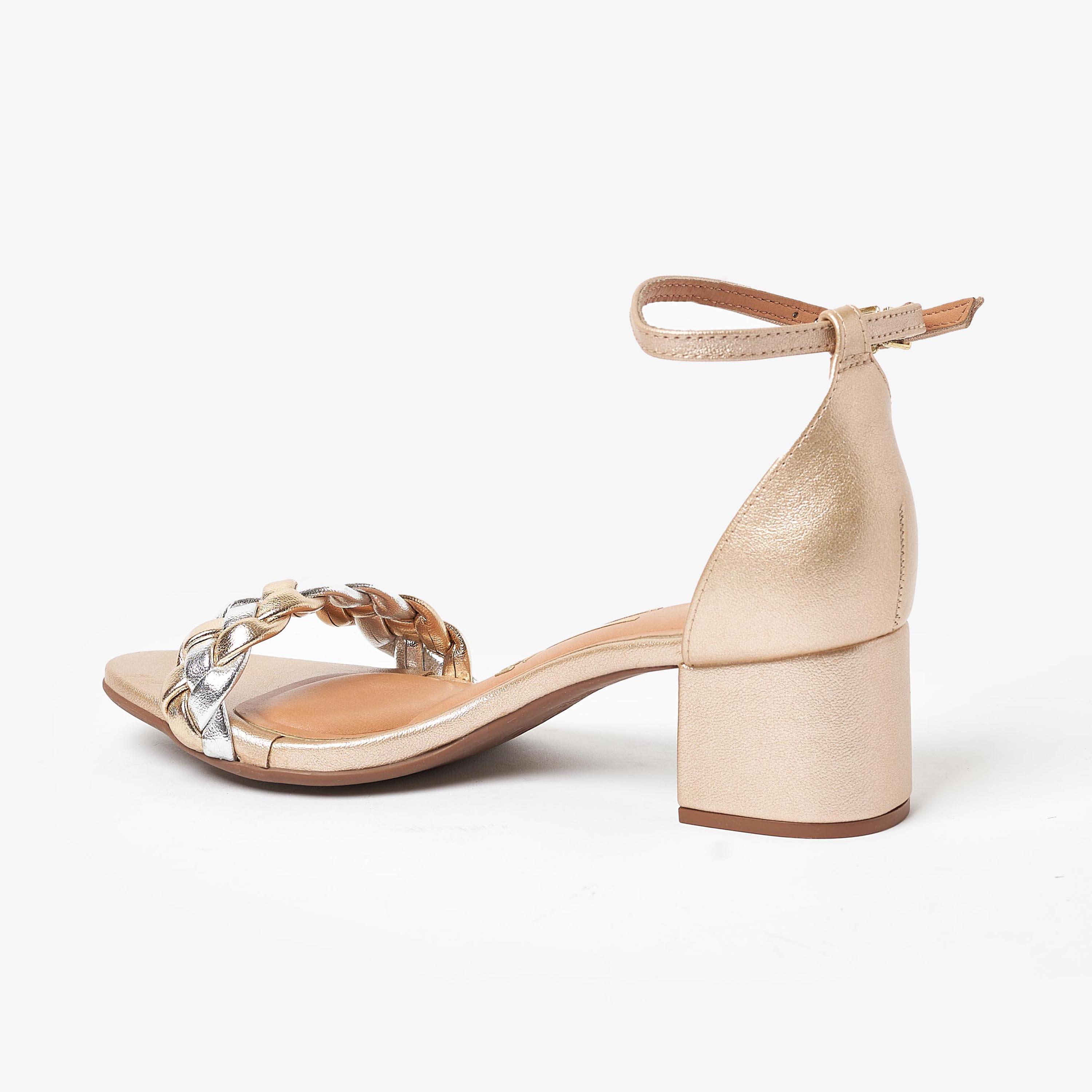 Vizzano by Geoomnii Women's Block Heel Sandals with Ankle Strap | 6291-1115-24814      -women-shoes-heels-image-3