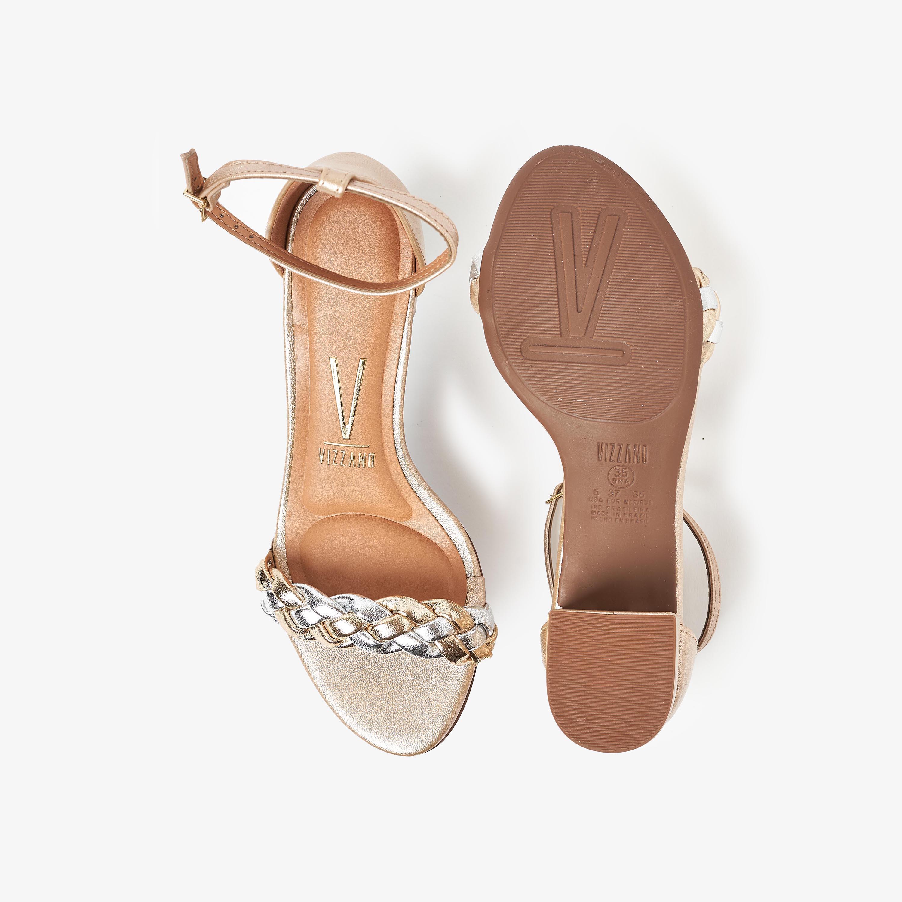 Vizzano by Geoomnii Women's Block Heel Sandals with Ankle Strap | 6291-1115-24814      -women-shoes-heels-image-4