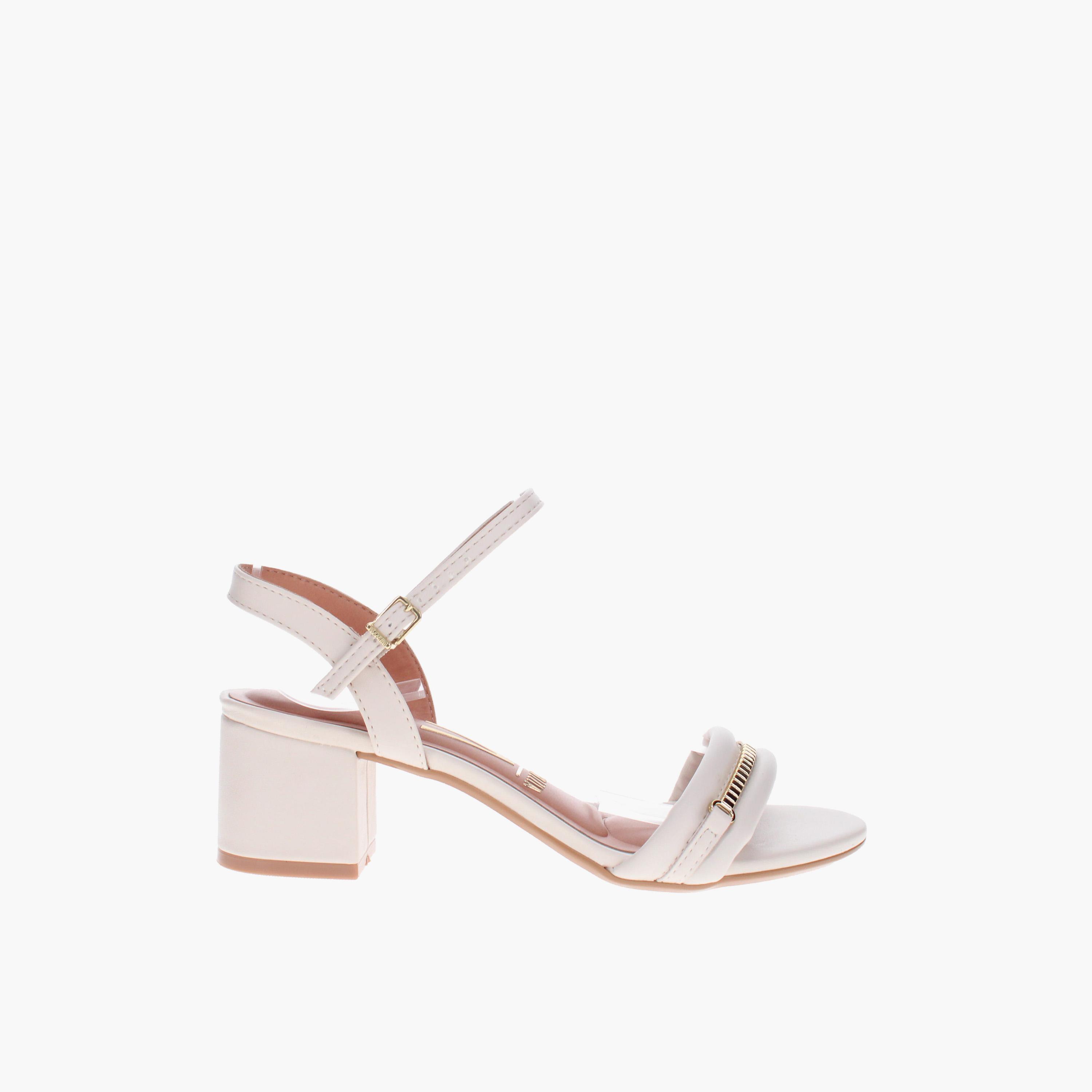 Vizzano by Geoomnii Women's Buckle Strap Block Heels | 6291-1171-22159-35312        -women-shoes-sandals-heeled-image-3