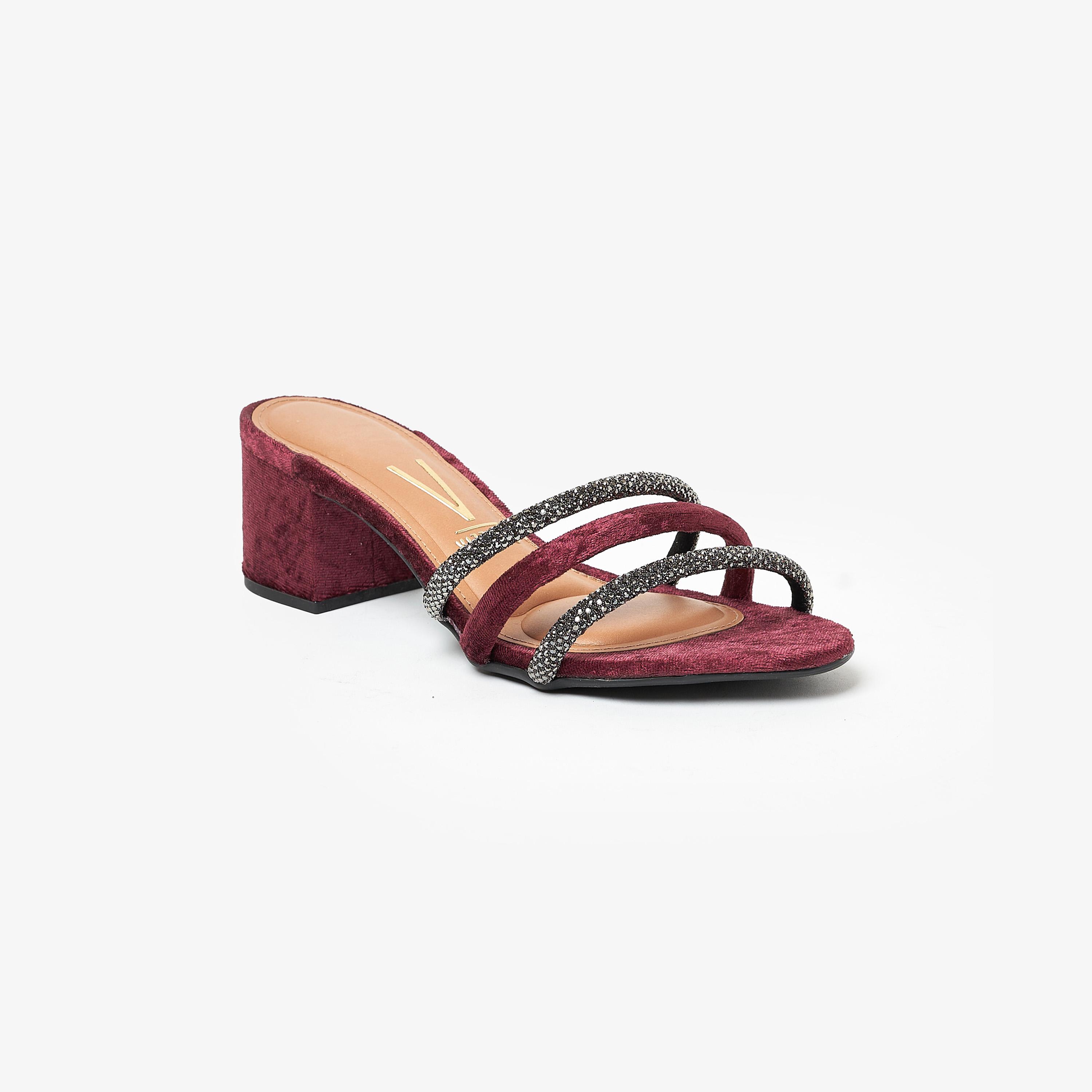 Vizzano by Geoomnii Women's Open Toe Block Heels | 6291-1448-25754        -women-shoes-heels-image-1